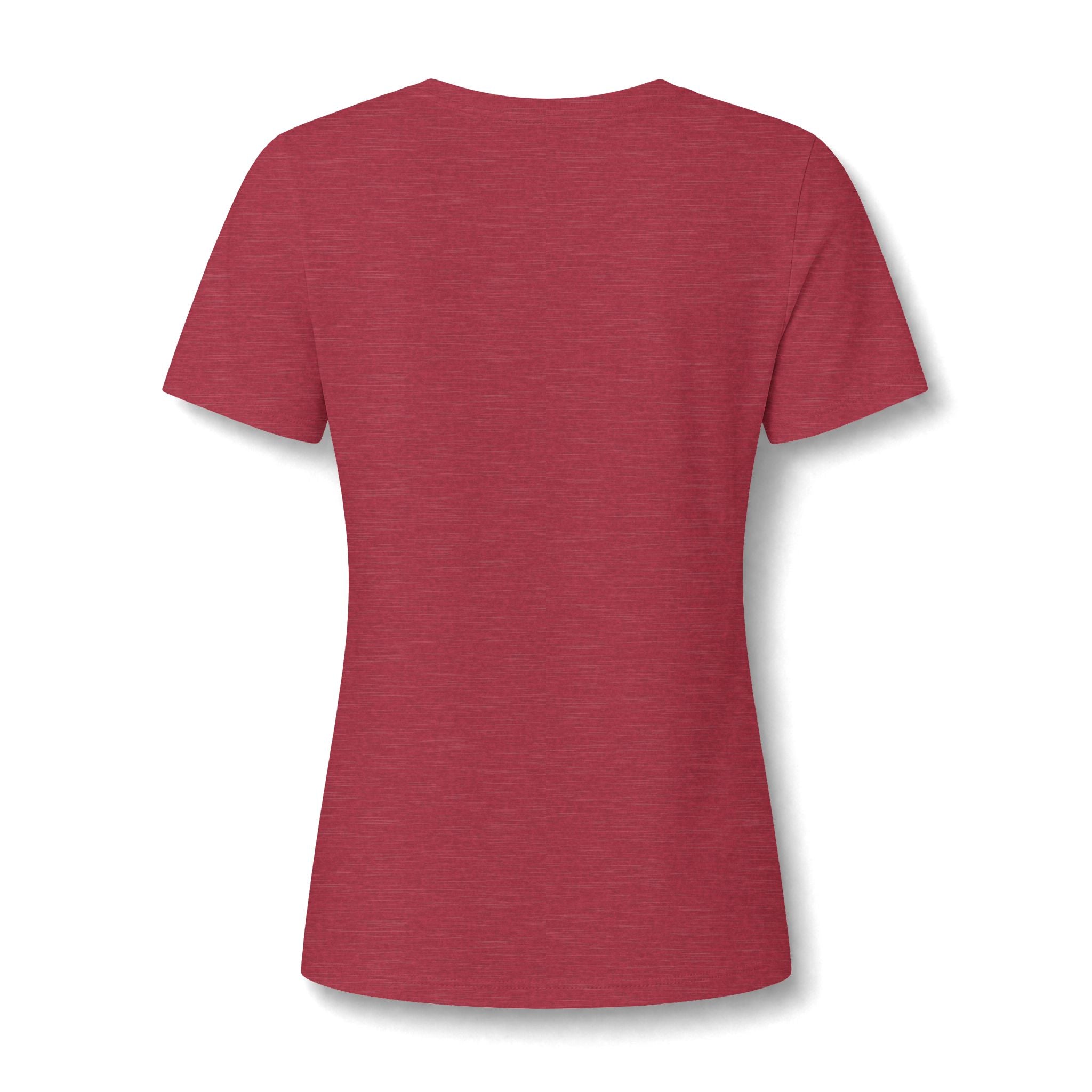 Women's Relaxed Heather CVC V-Neck Tee