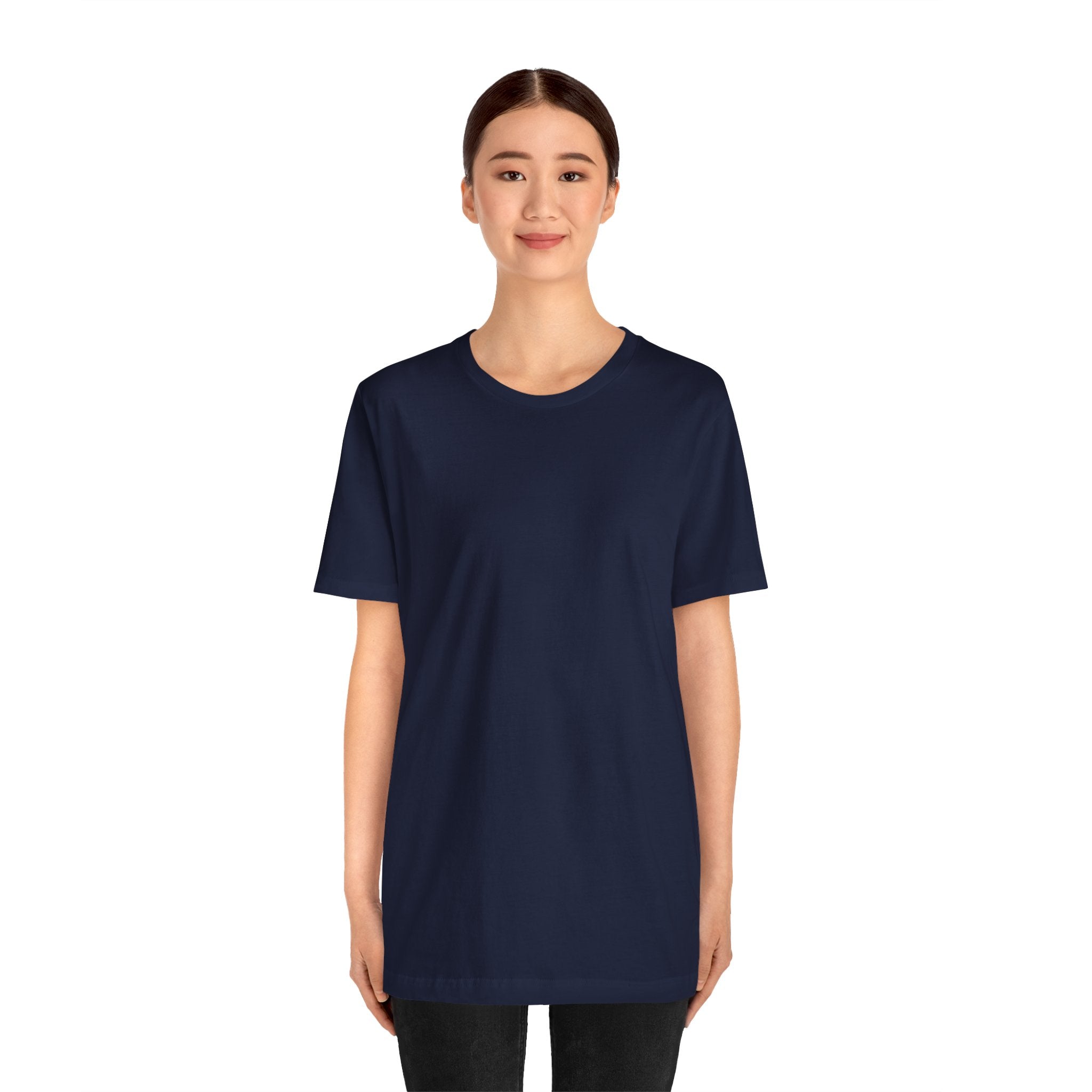 White Short Sleeve Tee — Minimal Classic Crewneck T-Shirt