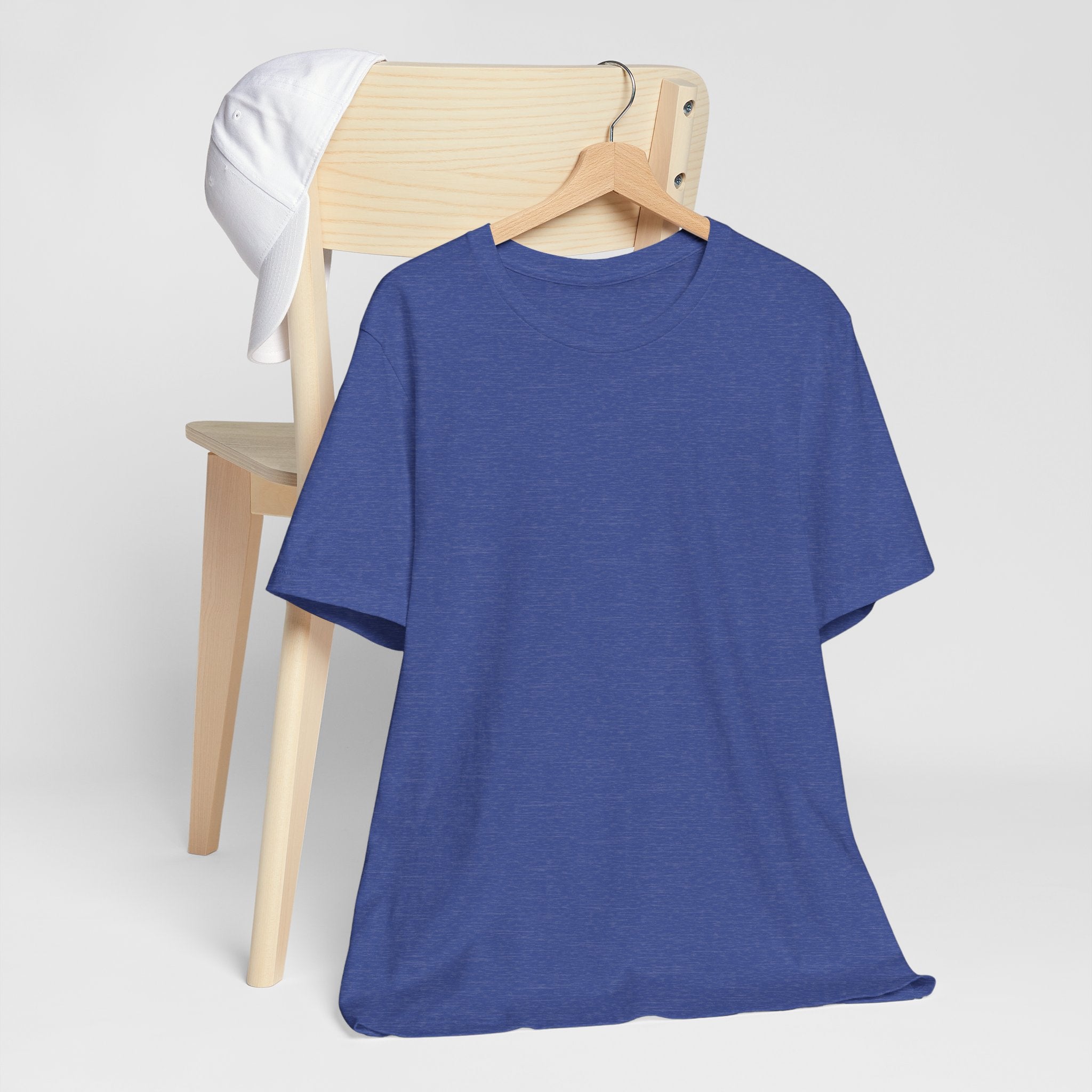 White Short Sleeve Tee — Minimal Classic Crewneck T-Shirt