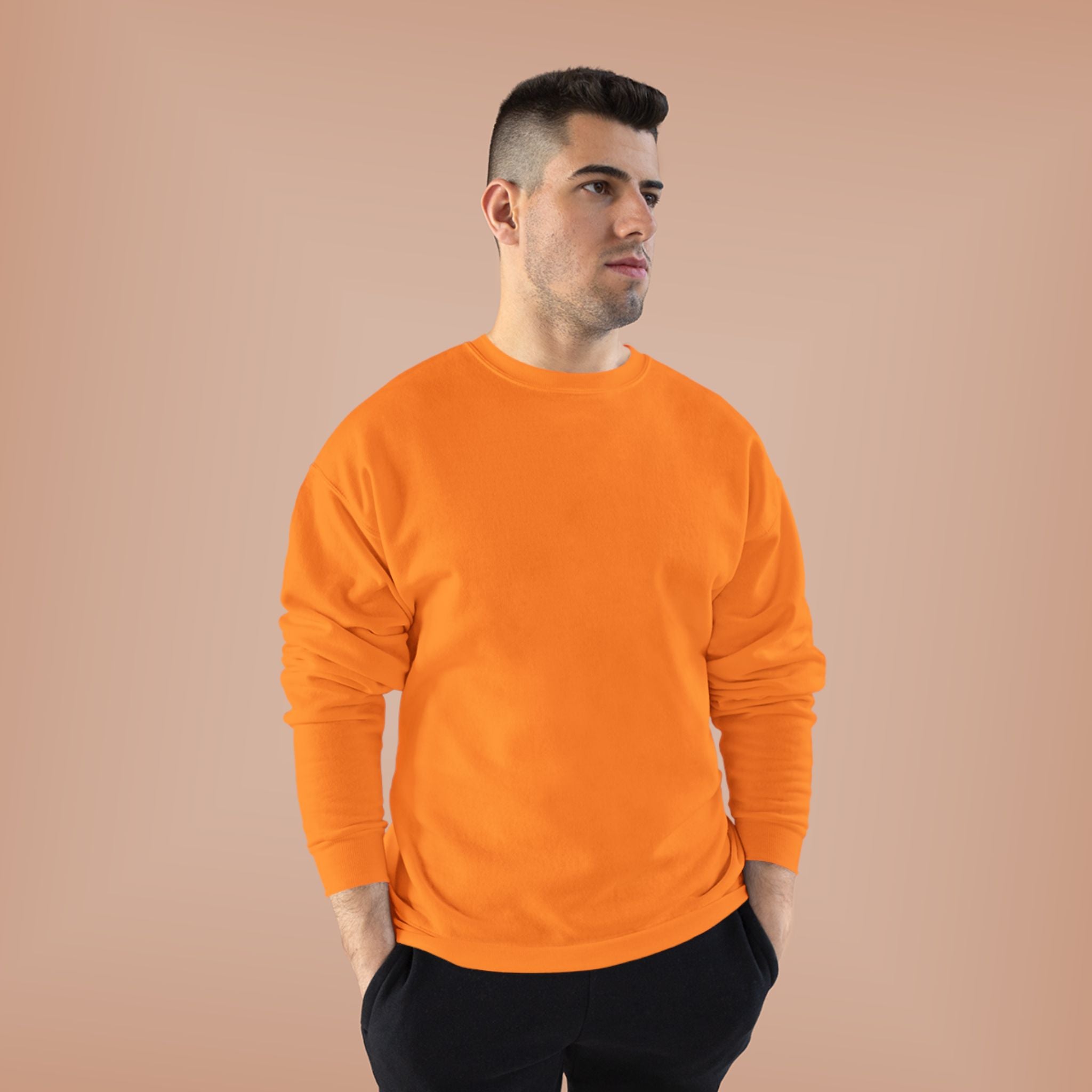Classic White Crewneck Sweatshirt