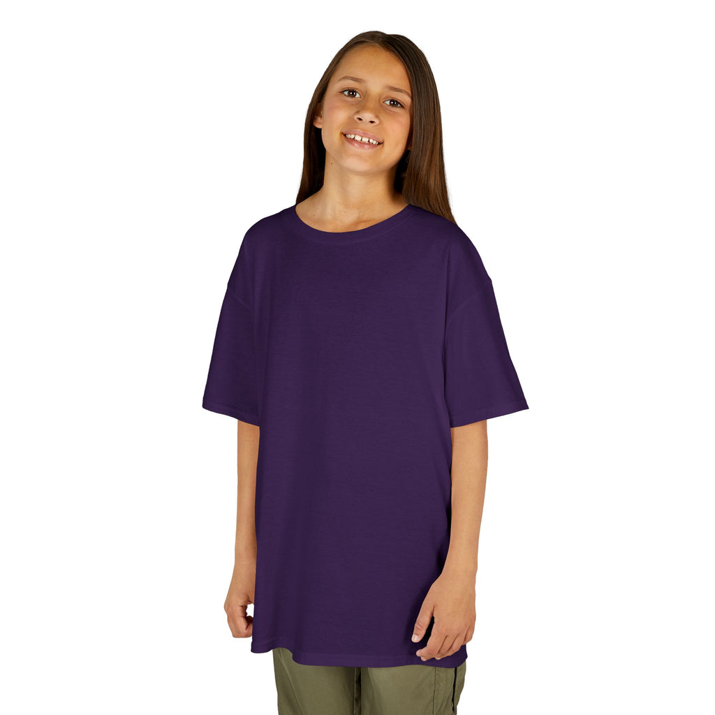 Kids T-Shirt — Plain White Heavy Cotton Tee for Boys & Girls