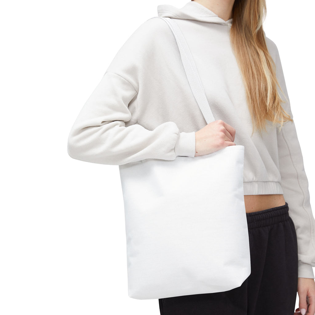 Custom All-Over Print Tote Bag — Blank White Canvas Shoulder Tote