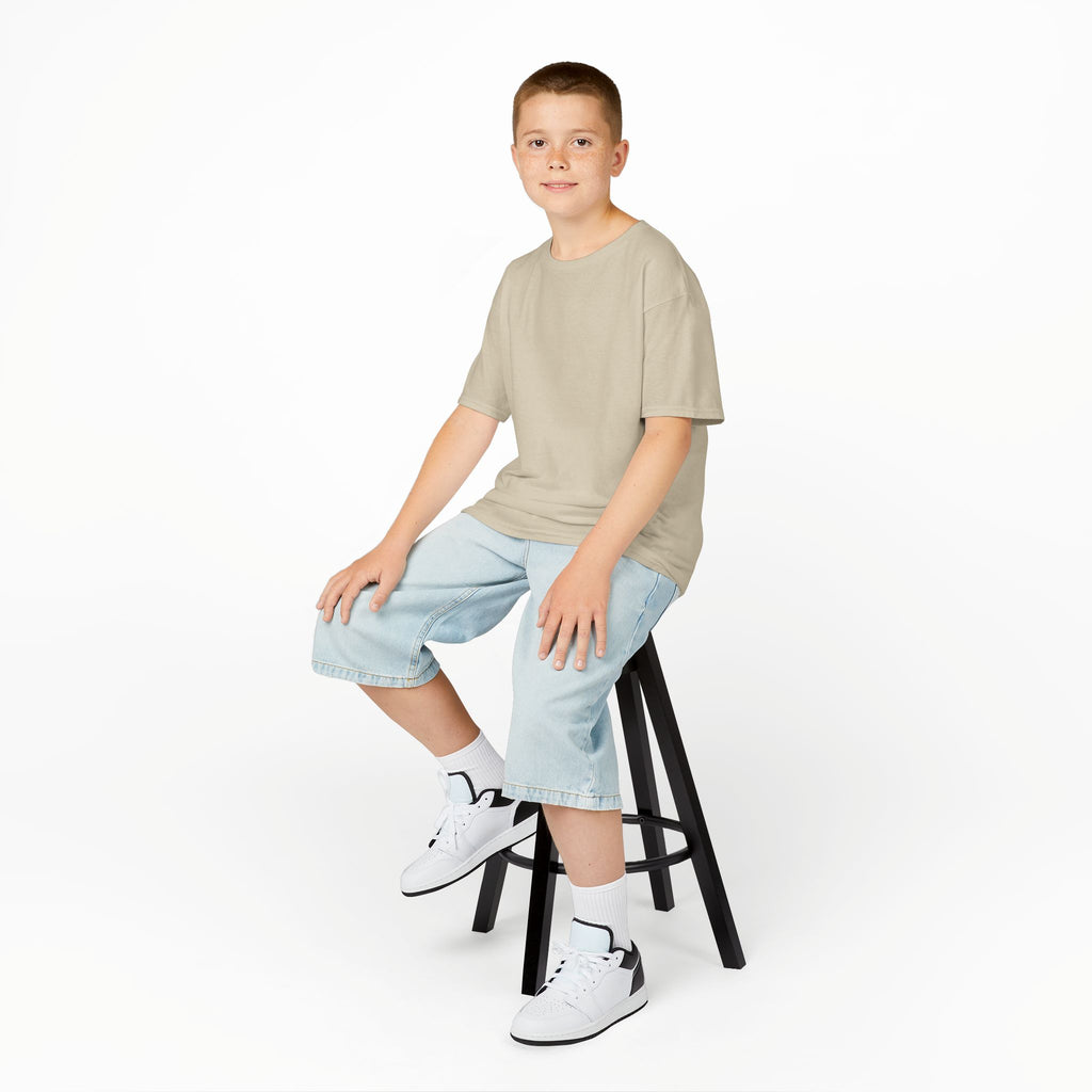 Kids T-Shirt — Plain White Heavy Cotton Tee for Boys & Girls