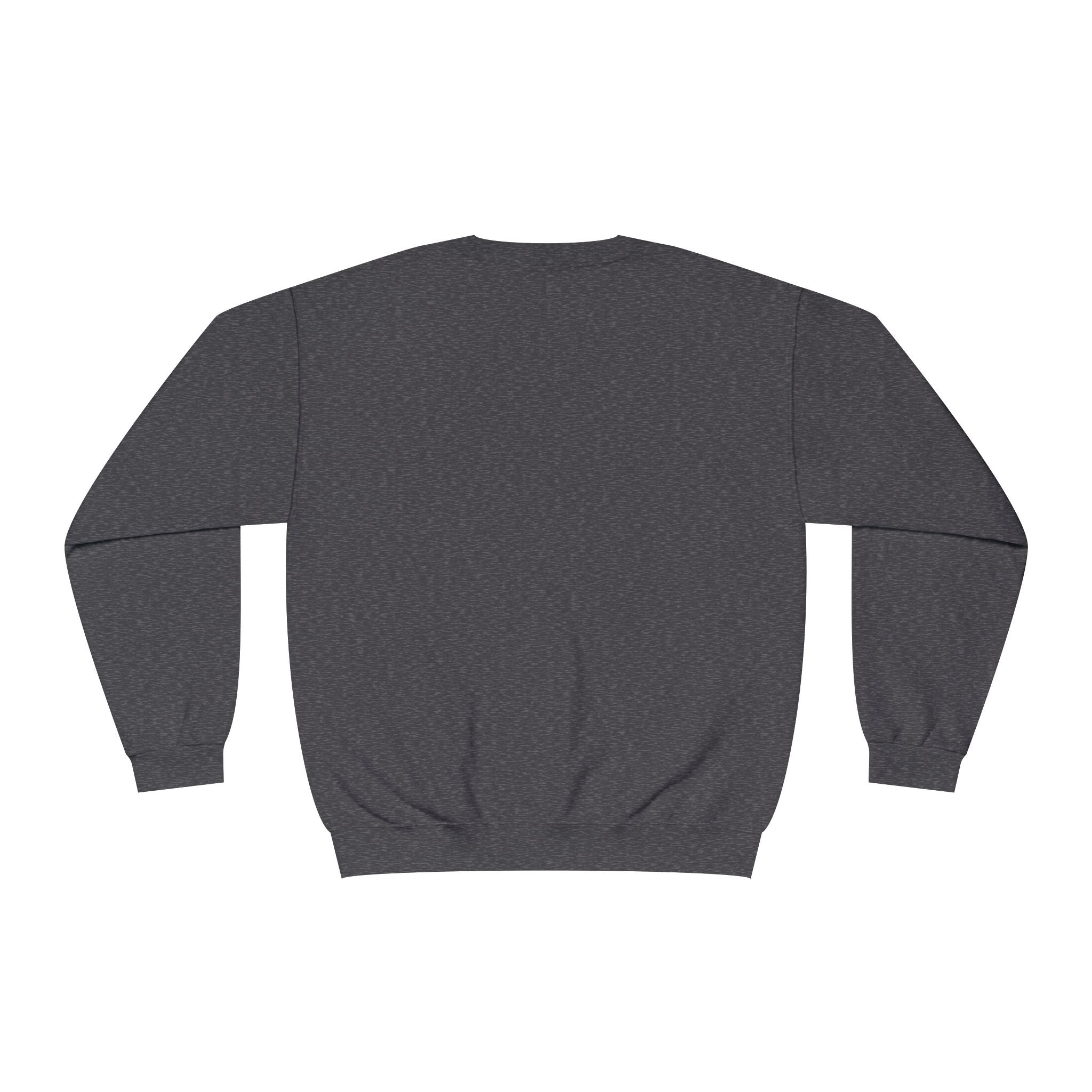 Classic White Crewneck Sweatshirt — Unisex Pullover