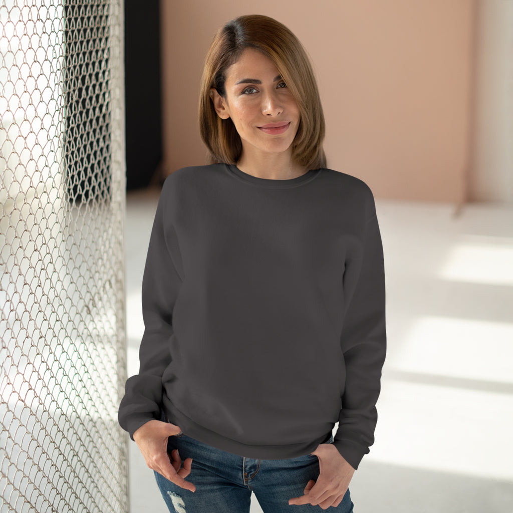 Classic White Crewneck Sweatshirt — Minimal Everyday Pullover