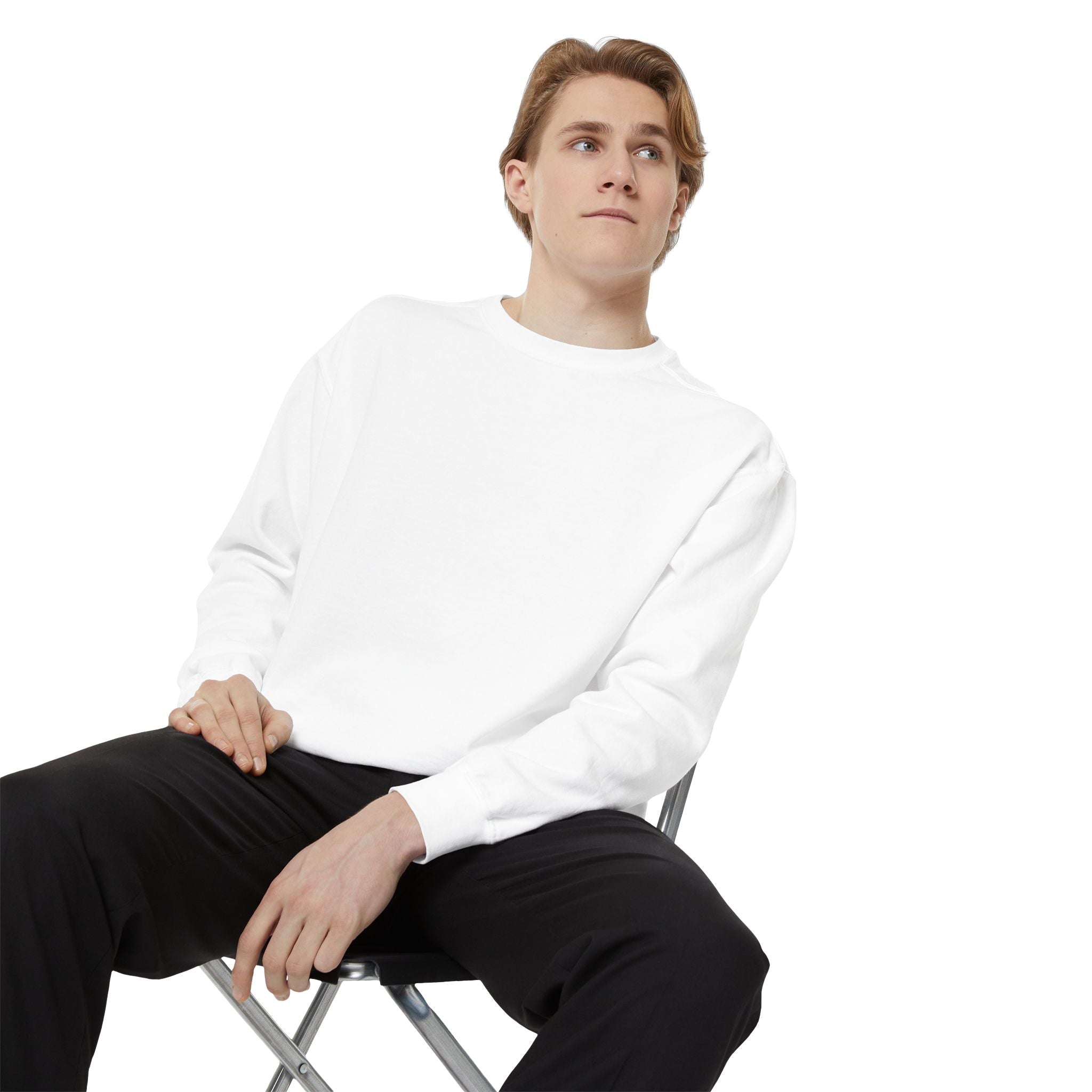 Classic Crewneck Sweatshirt — Lightweight Garment-Dyed Pullover