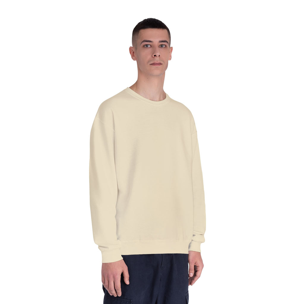 Classic White Crewneck Sweatshirt — Unisex Pullover