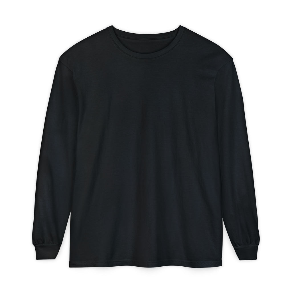 Long Sleeve T-Shirt — Classic White Garment-Dyed Tee