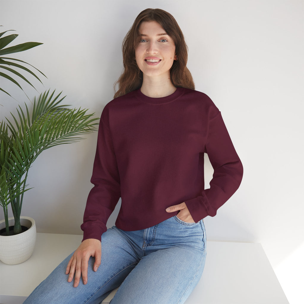 Classic White Crewneck Sweatshirt
