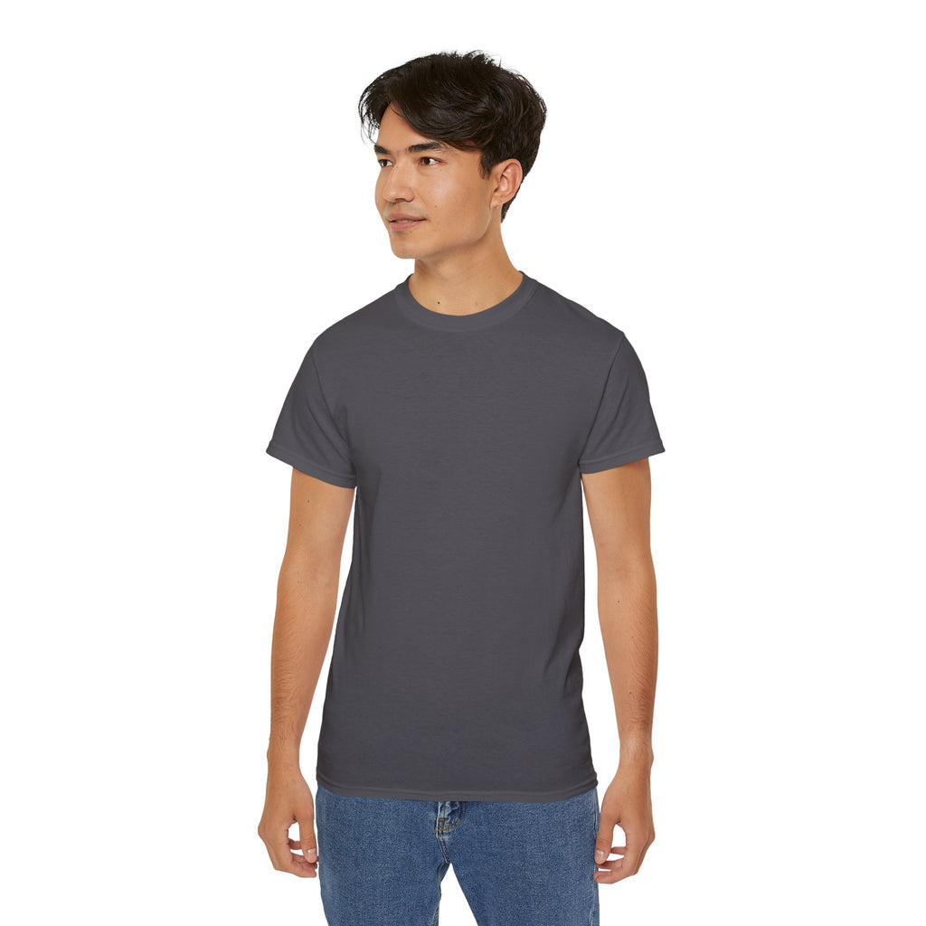 Classic White Cotton Tee - Plain Crewneck Shirt