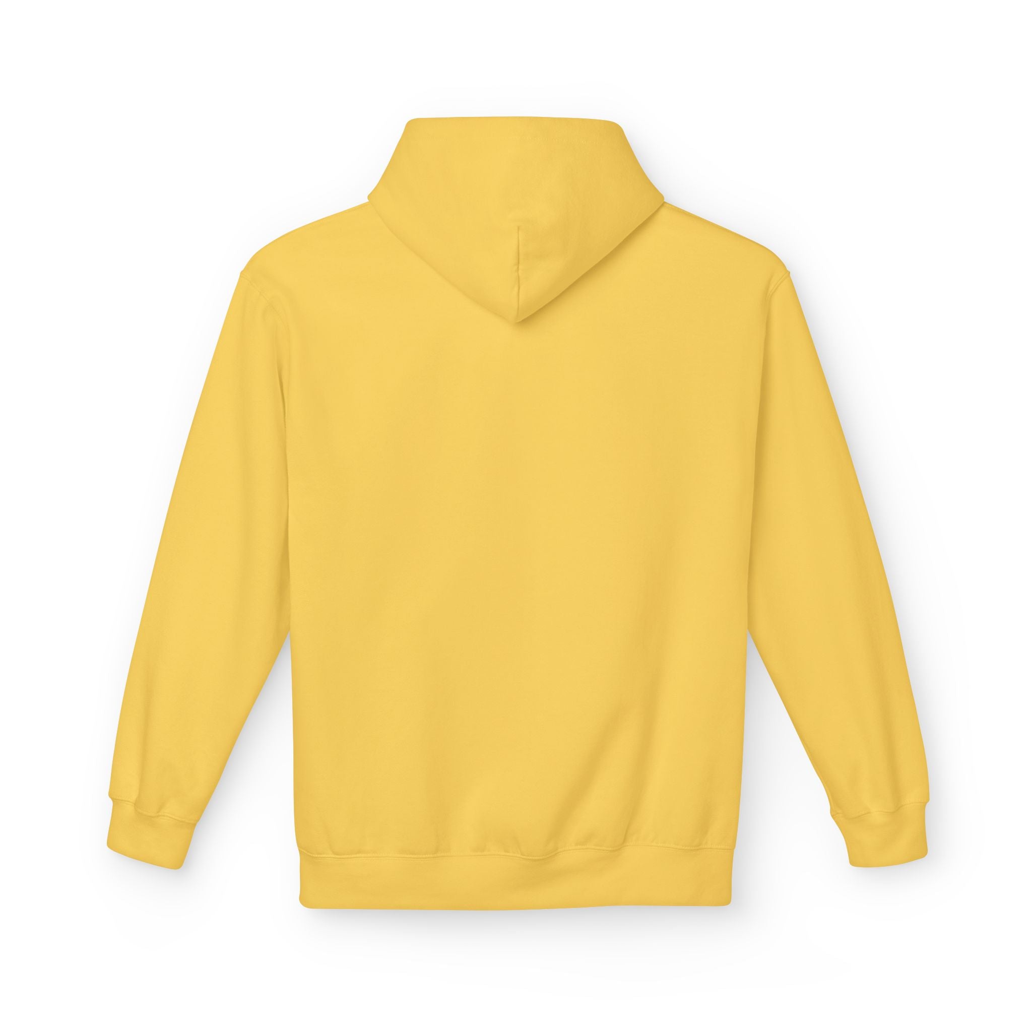 Classic White Fleece Hoodie – Soft Midweight Pullover