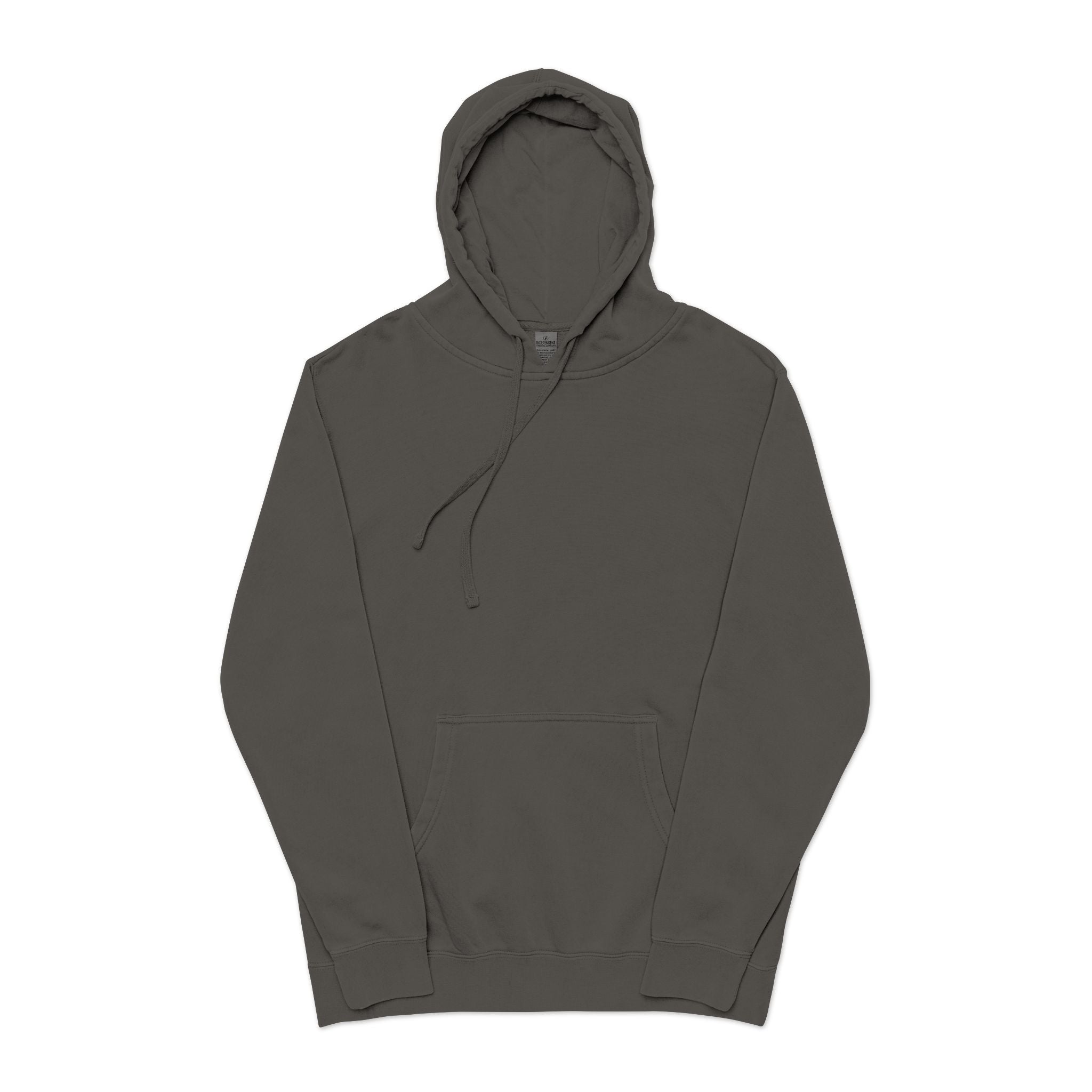 Pigment-Dyed Hoodie — Washed Blush Pullover Hooded Sweatshirt