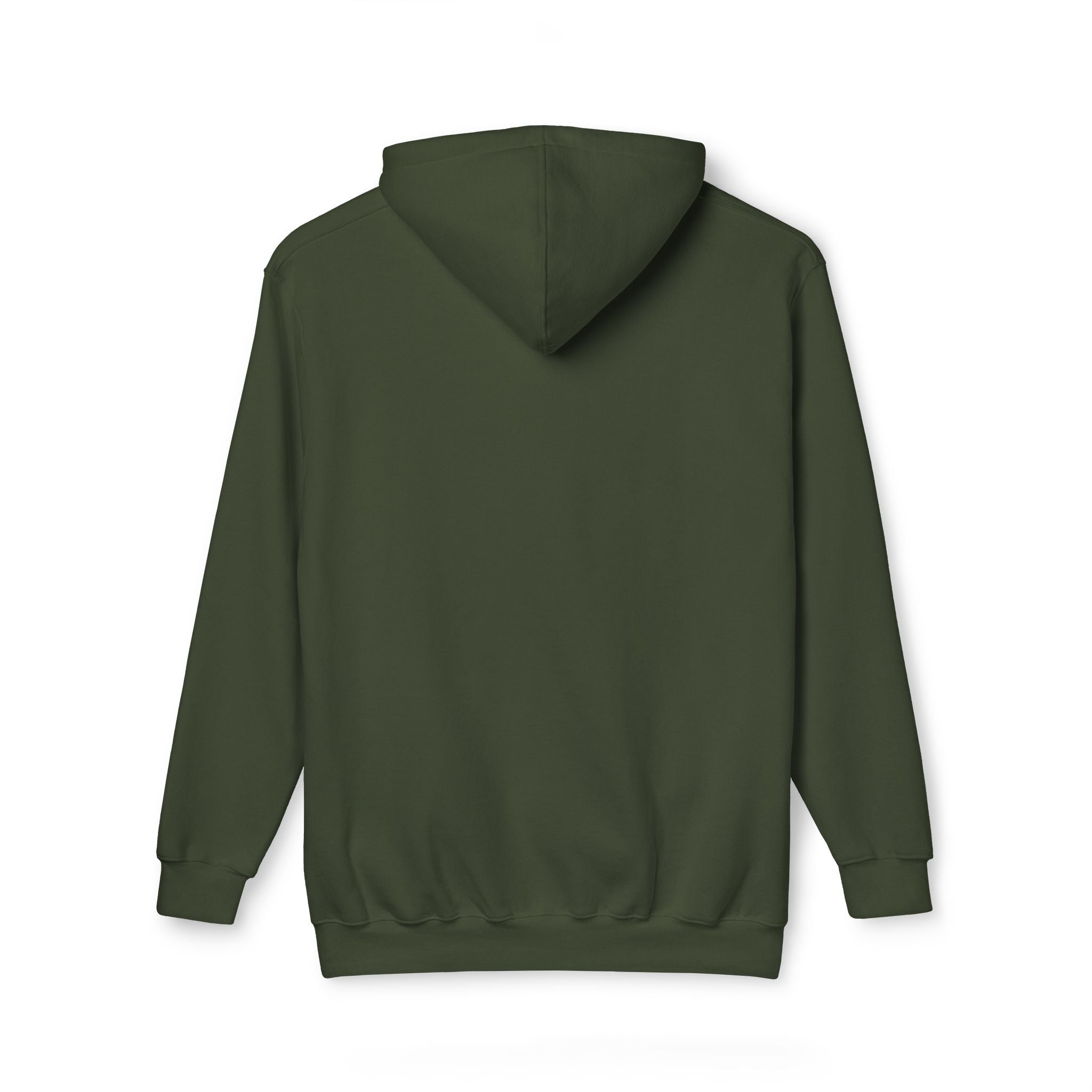 Classic White Hoodie — Made in USA Unisex Hooded Sweatshirt