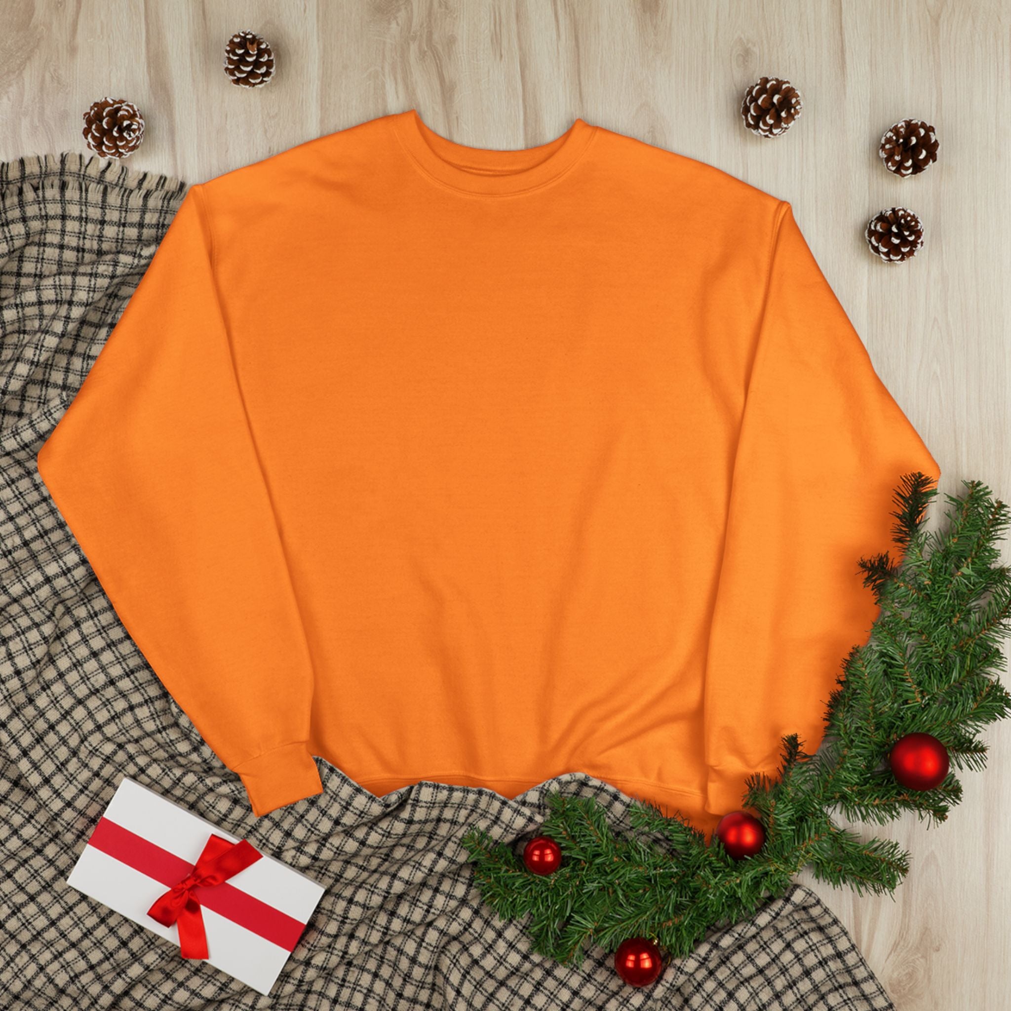 Classic White Crewneck Sweatshirt