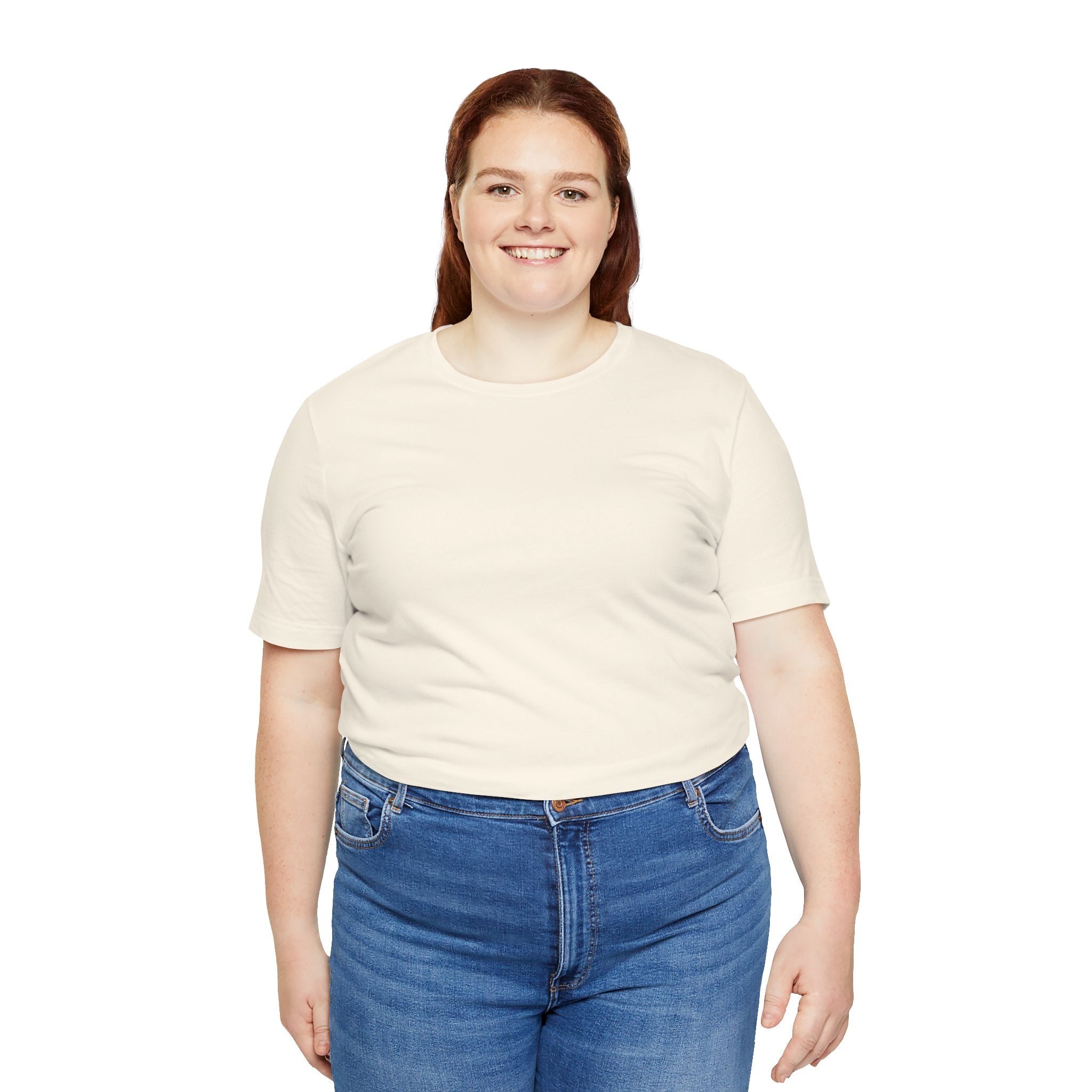 White Short Sleeve Tee — Minimal Classic Crewneck T-Shirt