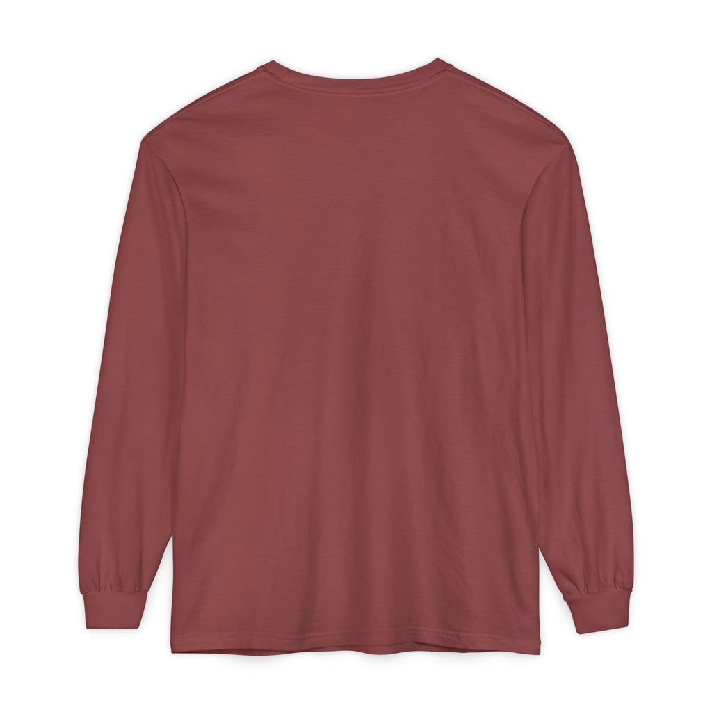 Long Sleeve T-Shirt — Classic White Garment-Dyed Tee