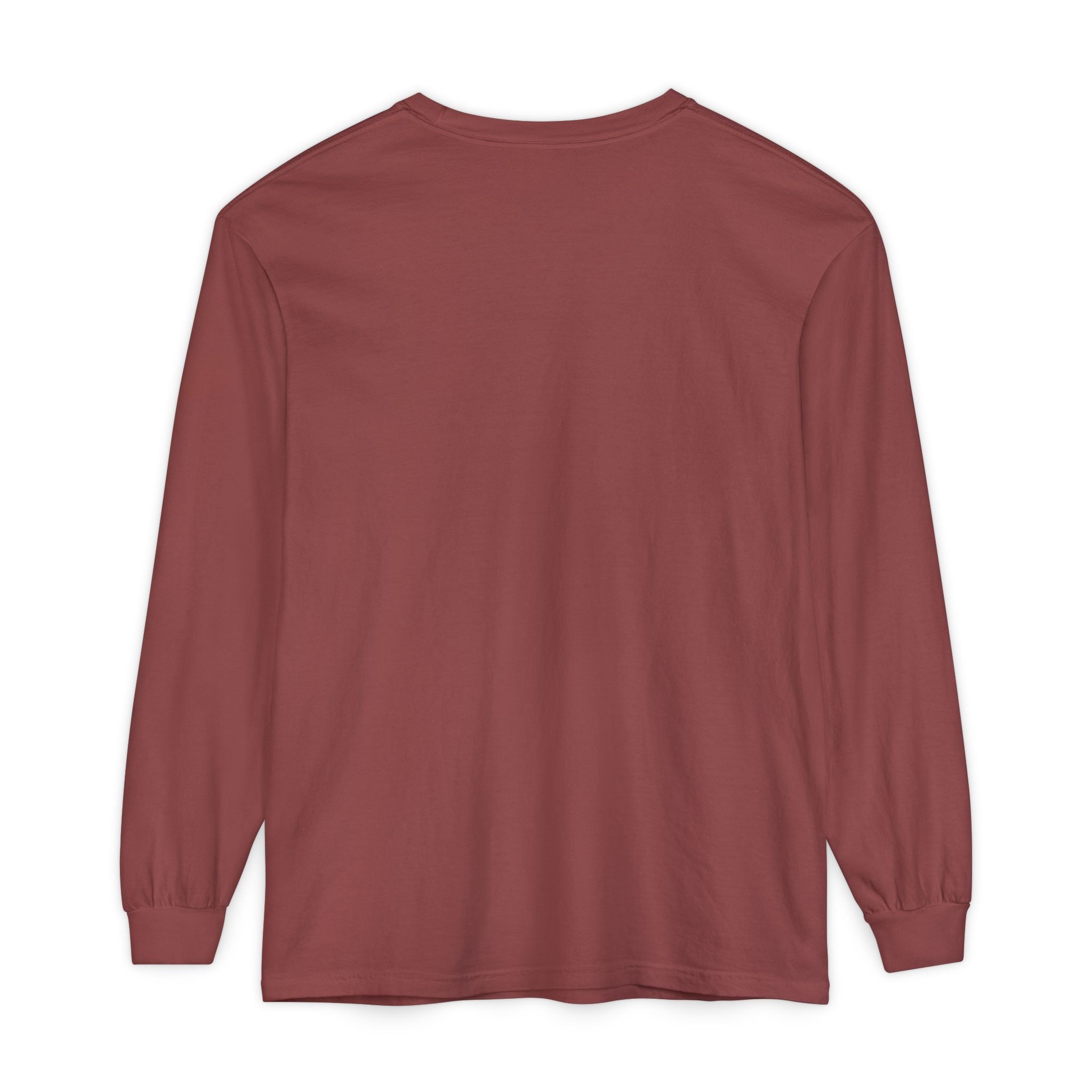 Long Sleeve T-Shirt — Classic White Garment-Dyed Tee