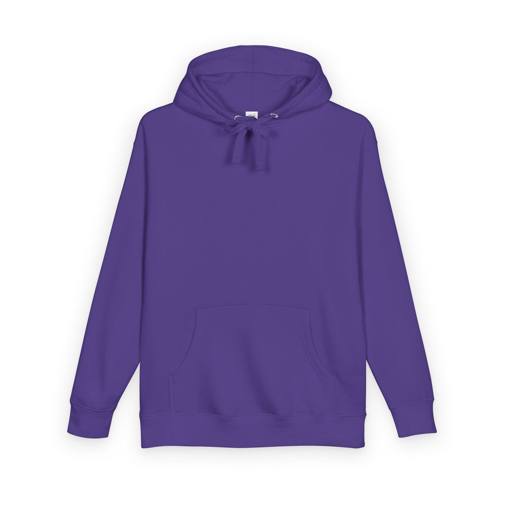 White Fleece Hoodie – Minimal Classic Pullover Hooded Sweatshirt