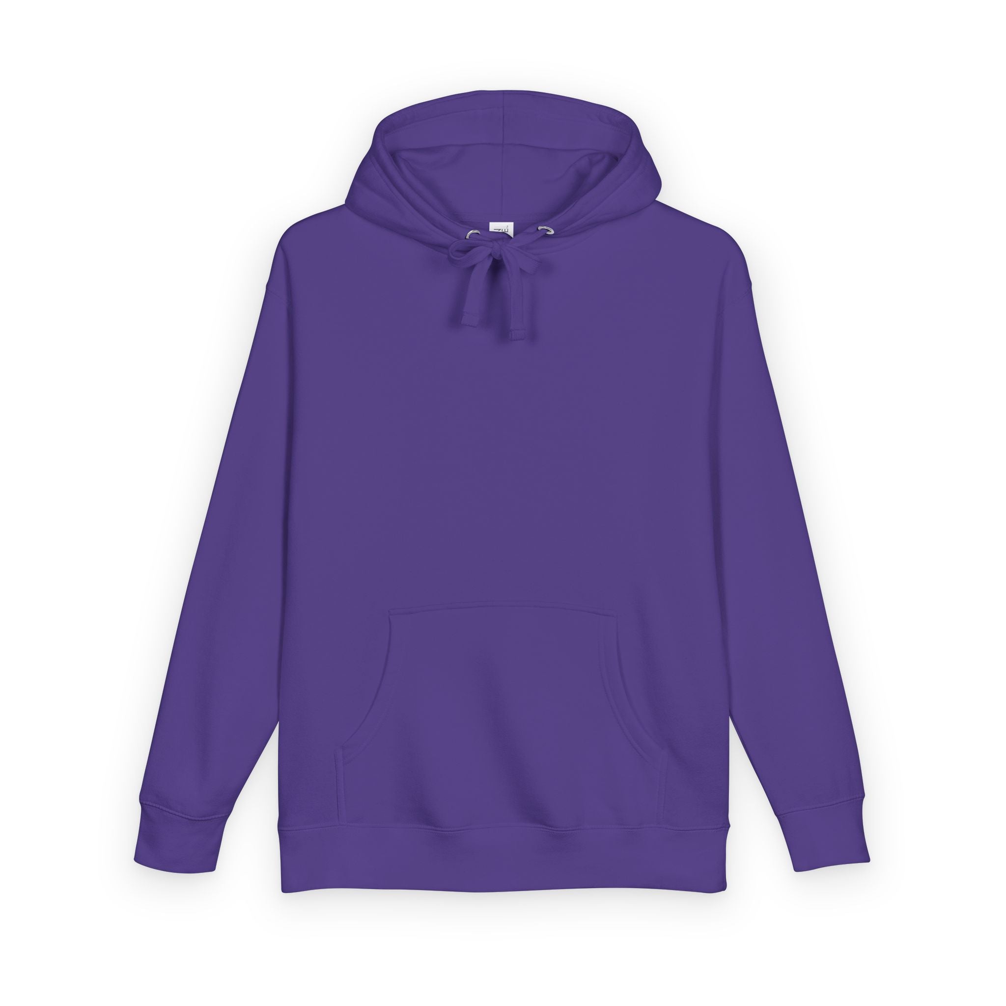 White Fleece Hoodie – Minimal Classic Pullover Hooded Sweatshirt