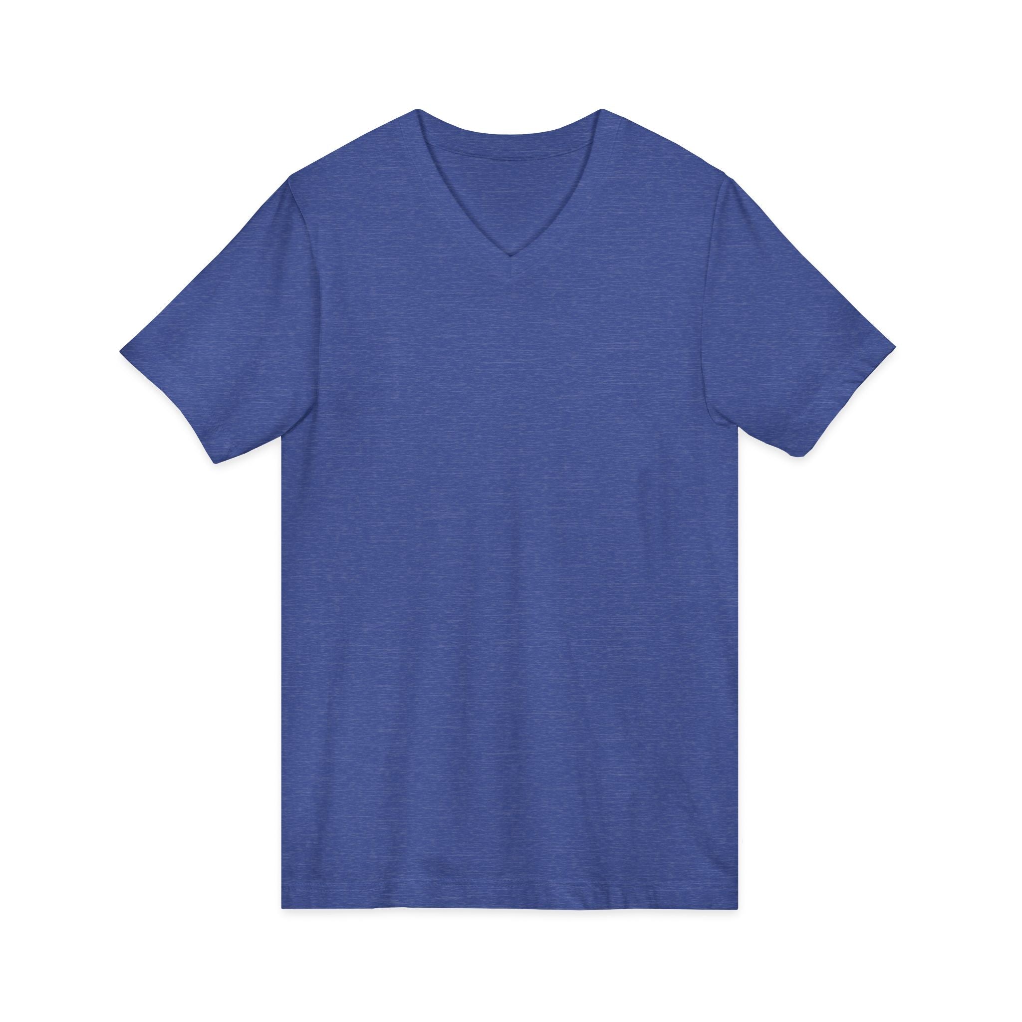 V-Neck Jersey Tee — Classic White Short Sleeve T-Shirt