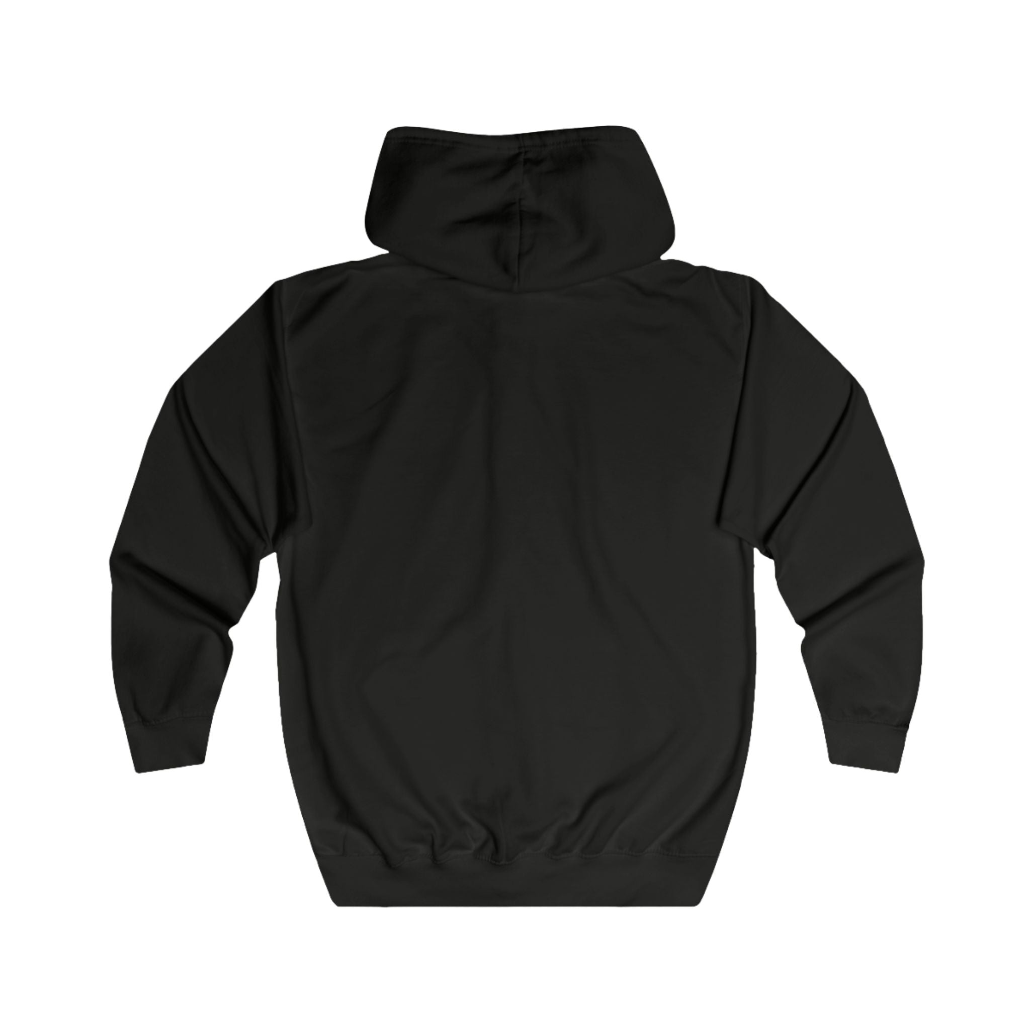 Full Zip Hoodie — Classic White Zip-Up Hoodie
