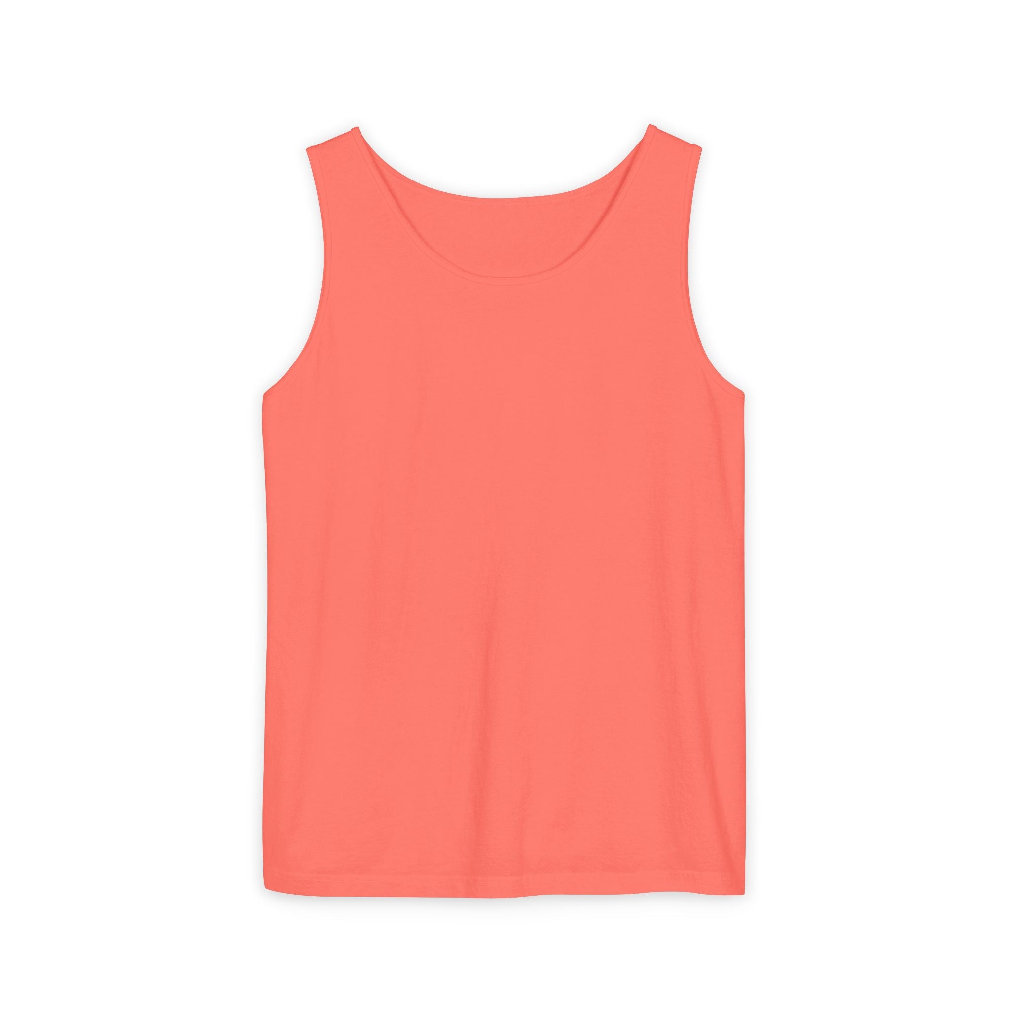 Classic White Tank Top — Everyday Garment-Dyed Casual Tank