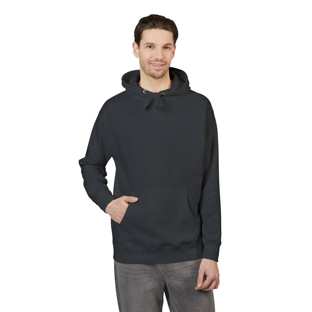 White Fleece Hoodie – Minimal Classic Pullover Hooded Sweatshirt