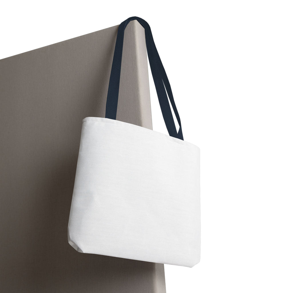 Custom All-Over Print Tote Bag — Blank White Canvas Shoulder Tote