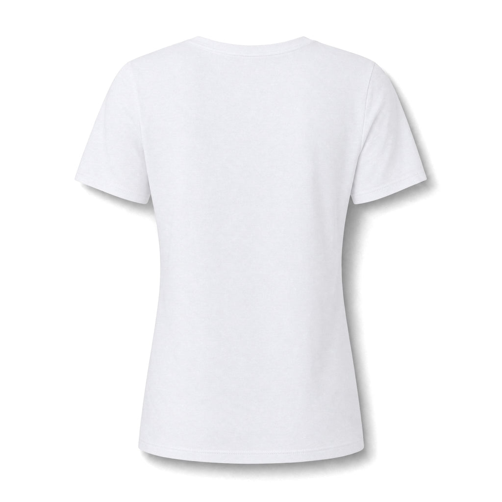 Women's Relaxed Heather CVC V-Neck Tee