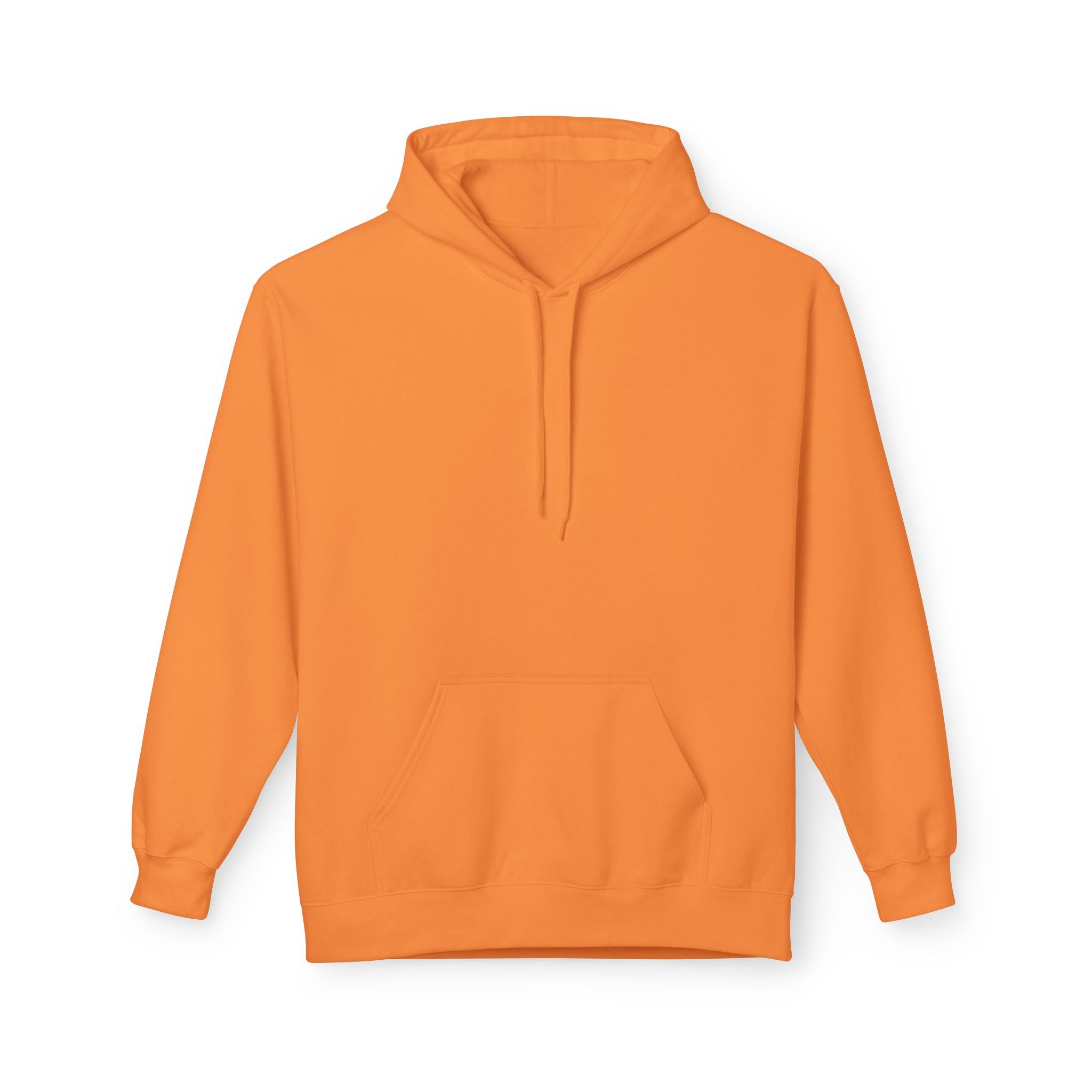 Classic White Fleece Hoodie – Soft Midweight Pullover