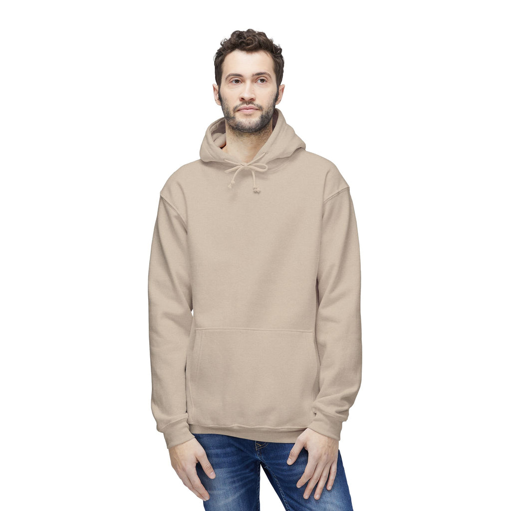 Classic White Hoodie — Made in USA Unisex Hooded Sweatshirt