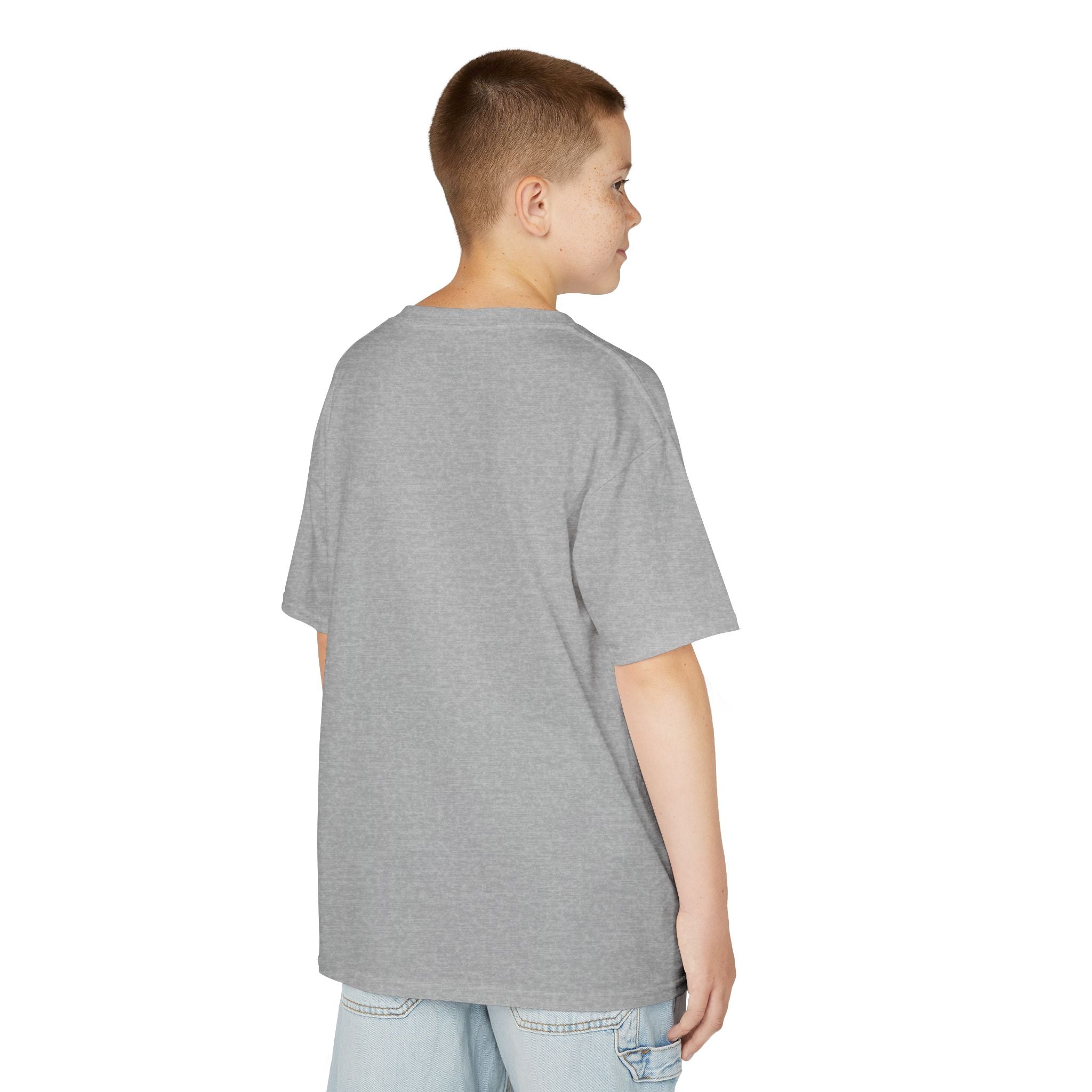 Kids T-Shirt — Plain White Heavy Cotton Tee for Boys & Girls