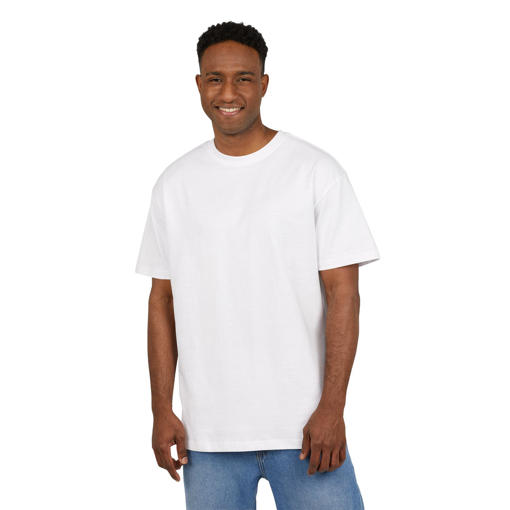 Oversized White Tee — Minimal Blank Heavy Cotton Oversize Shirt