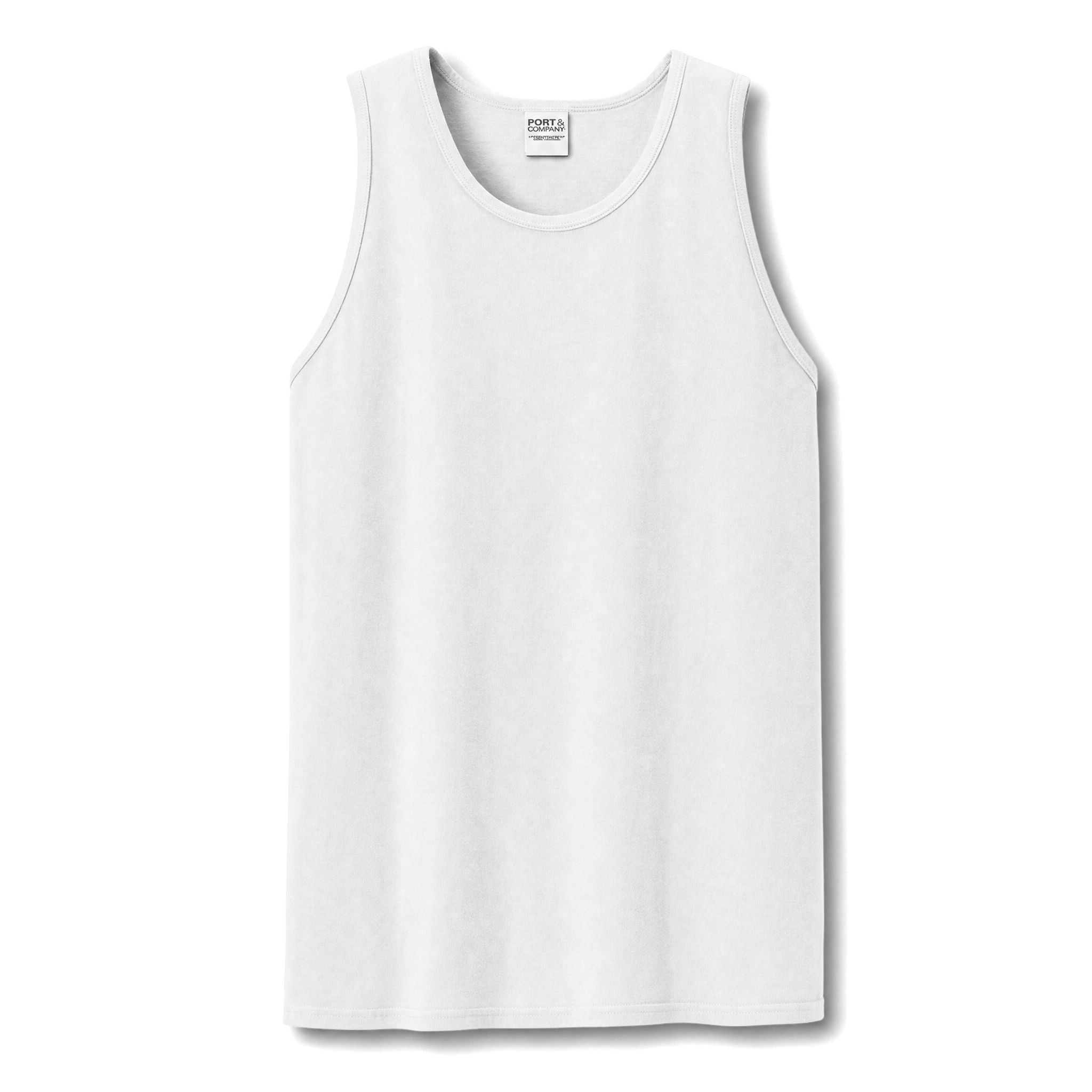 Garment-Dyed Tank Top — Vintage Washed Summer Muscle Tee