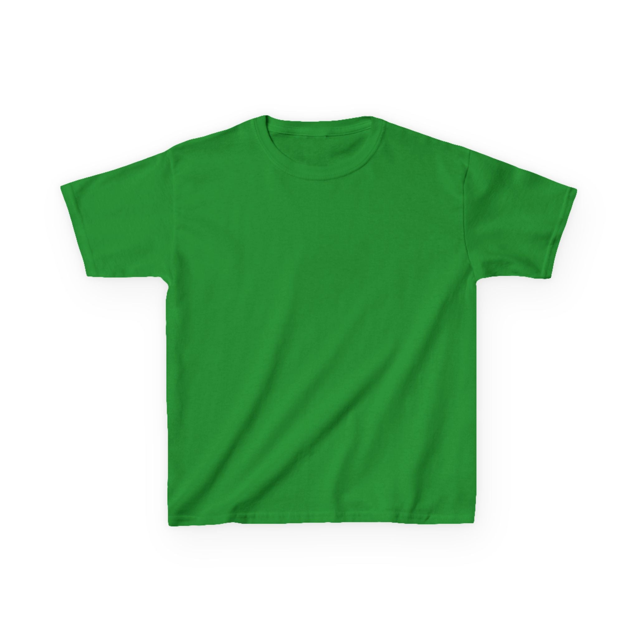 Kids T-Shirt — Plain White Heavy Cotton Tee for Boys & Girls