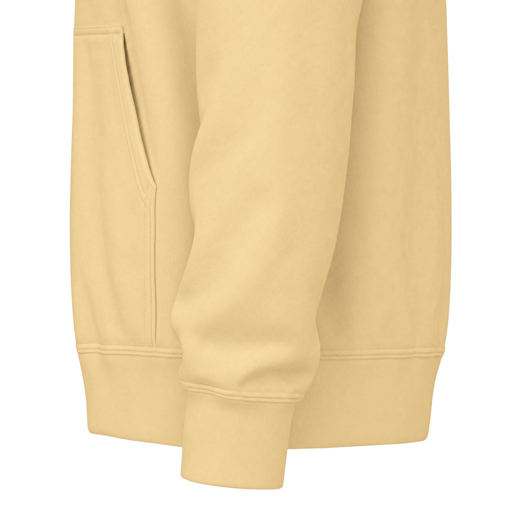 Classic White Fleece Hoodie – Soft Midweight Pullover