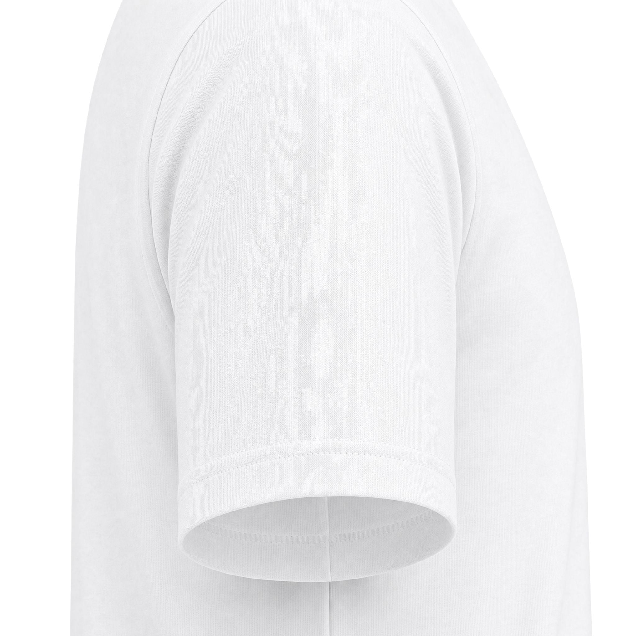 V-Neck Jersey Tee — Classic White Short Sleeve T-Shirt
