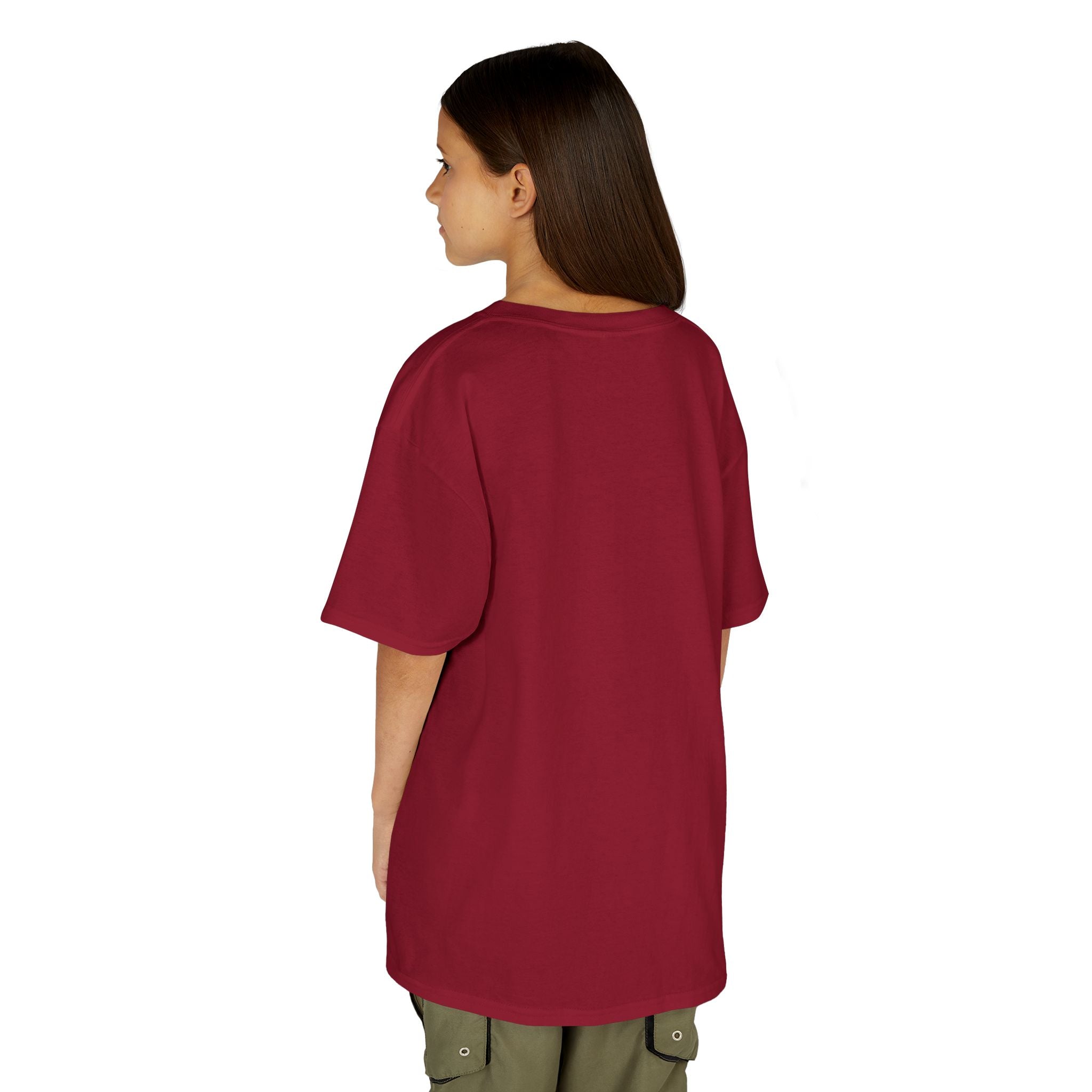 Kids T-Shirt — Plain White Heavy Cotton Tee for Boys & Girls