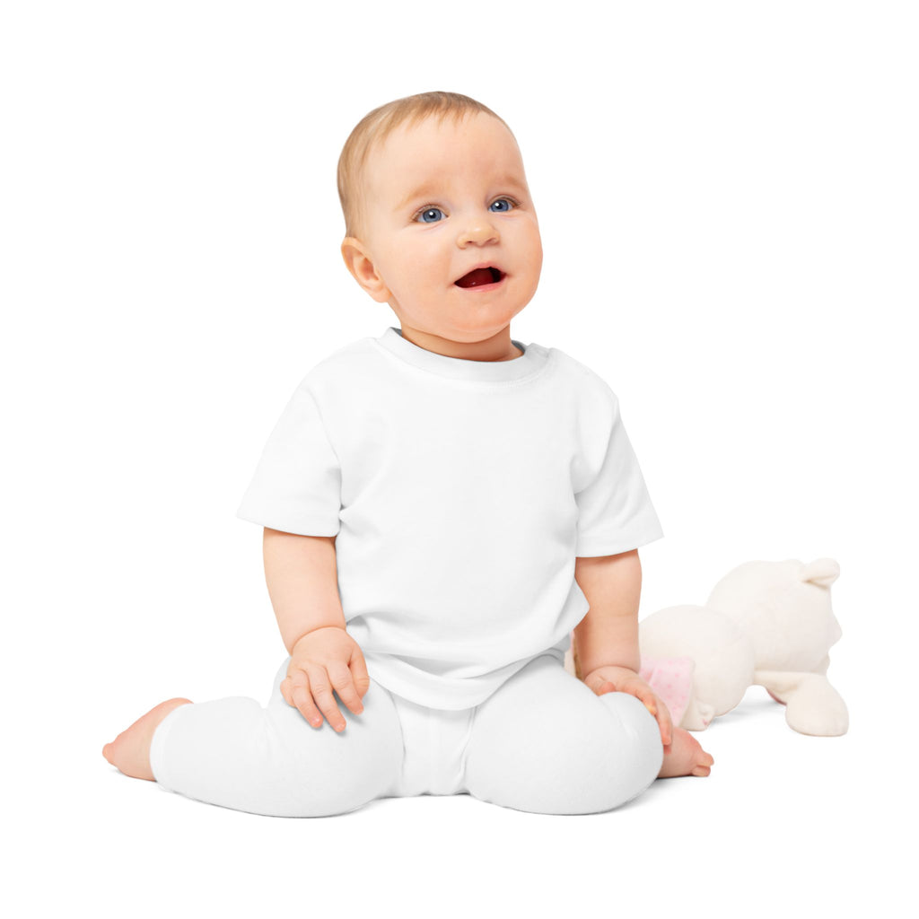 Cute Plain Baby T-Shirt — Soft White Infant Tee