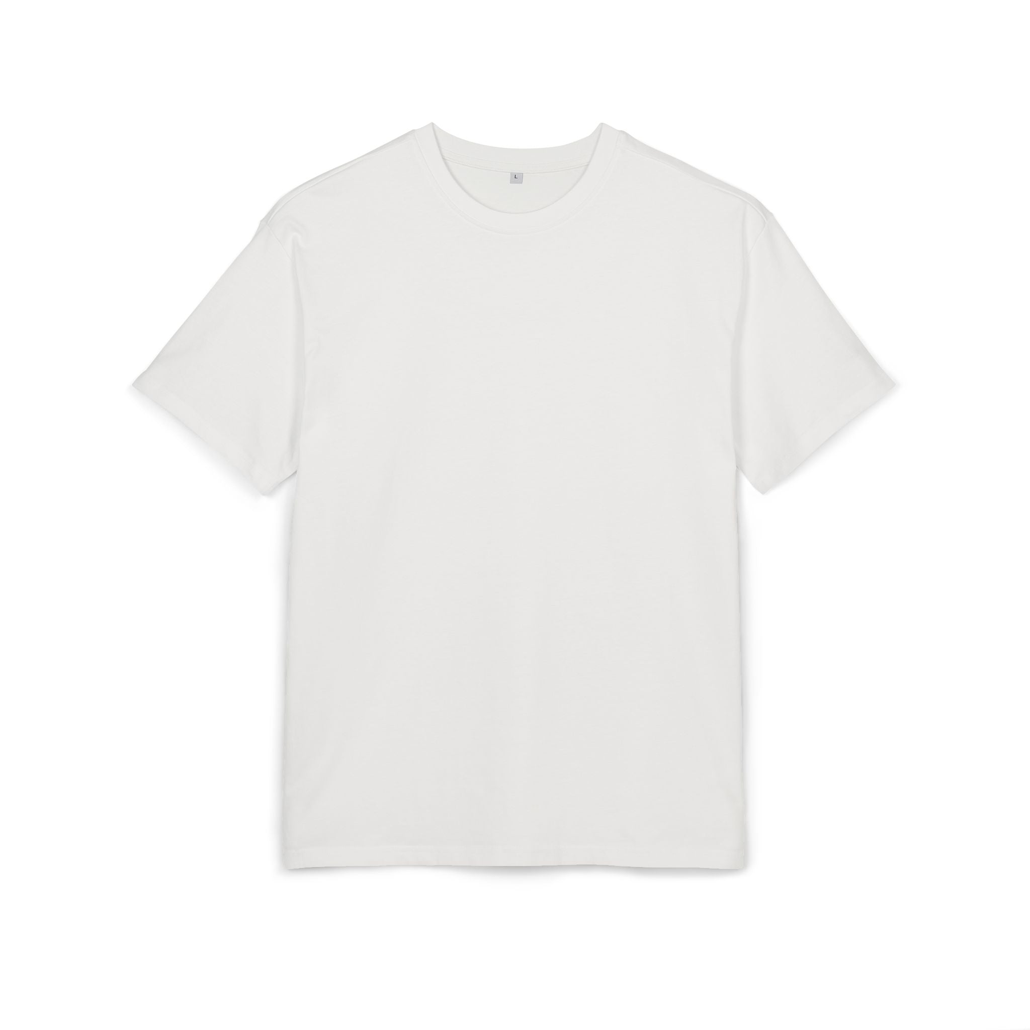 Oversized White Tee — Minimal Blank Heavy Cotton Oversize Shirt