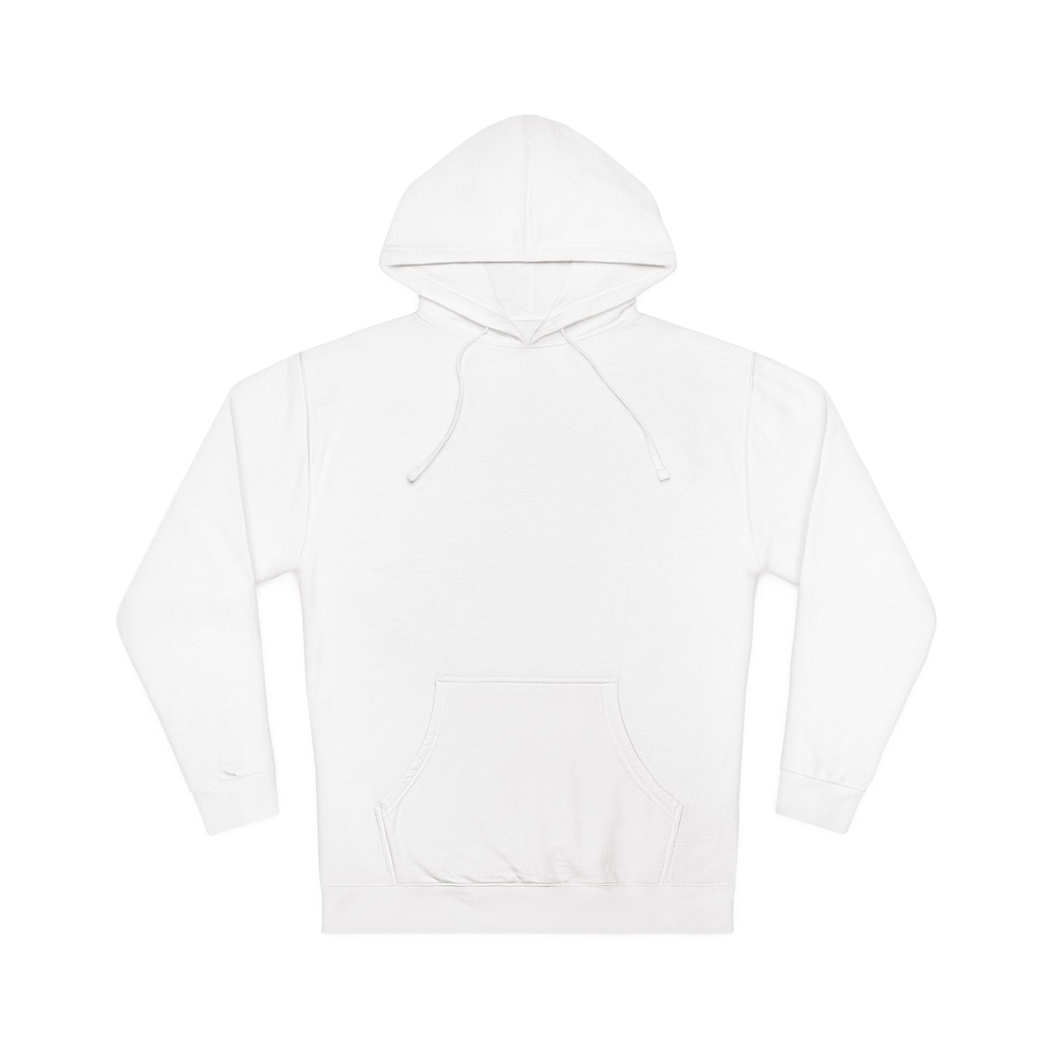 Classic Comfort Hoodie — Plain White Pullover Sweatshirt
