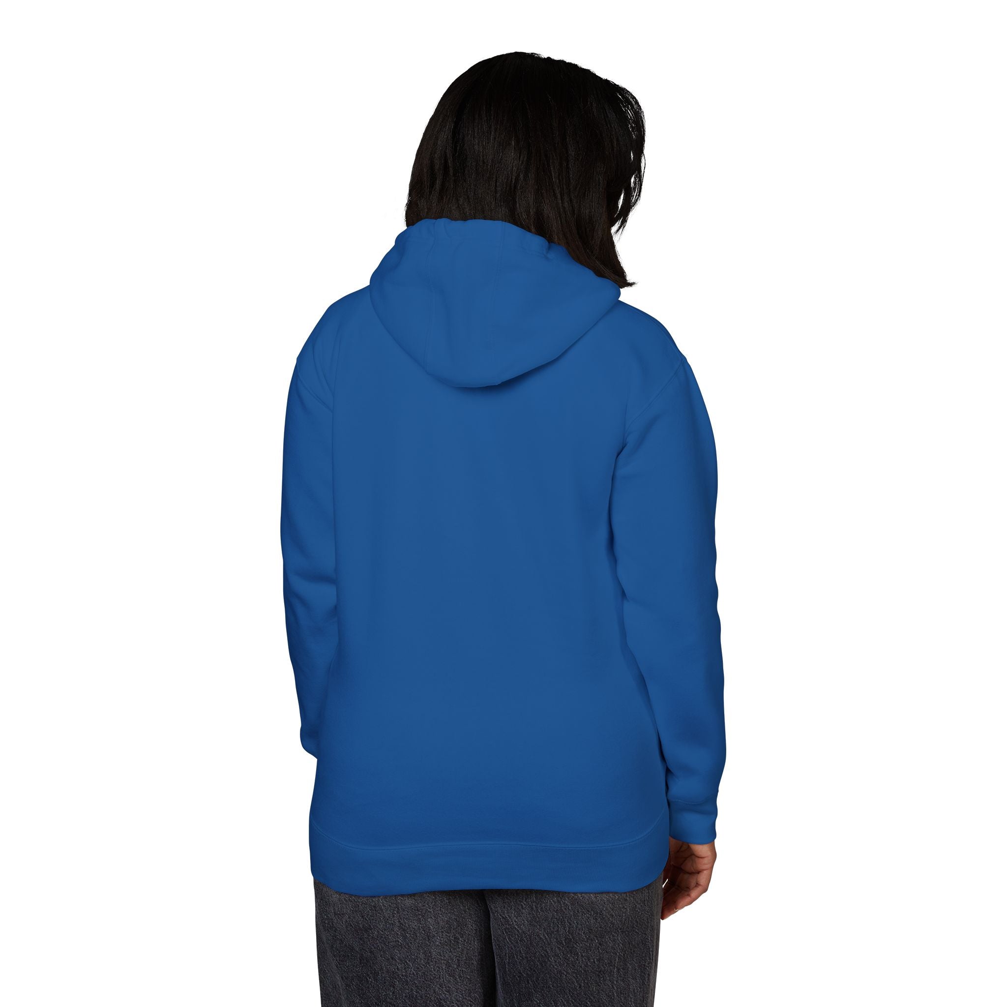 White Fleece Hoodie – Minimal Classic Pullover Hooded Sweatshirt