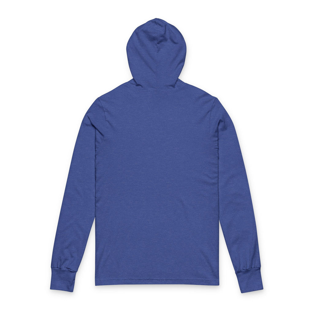 Hooded Long Sleeve Tee — Lightweight White Hooded Tee