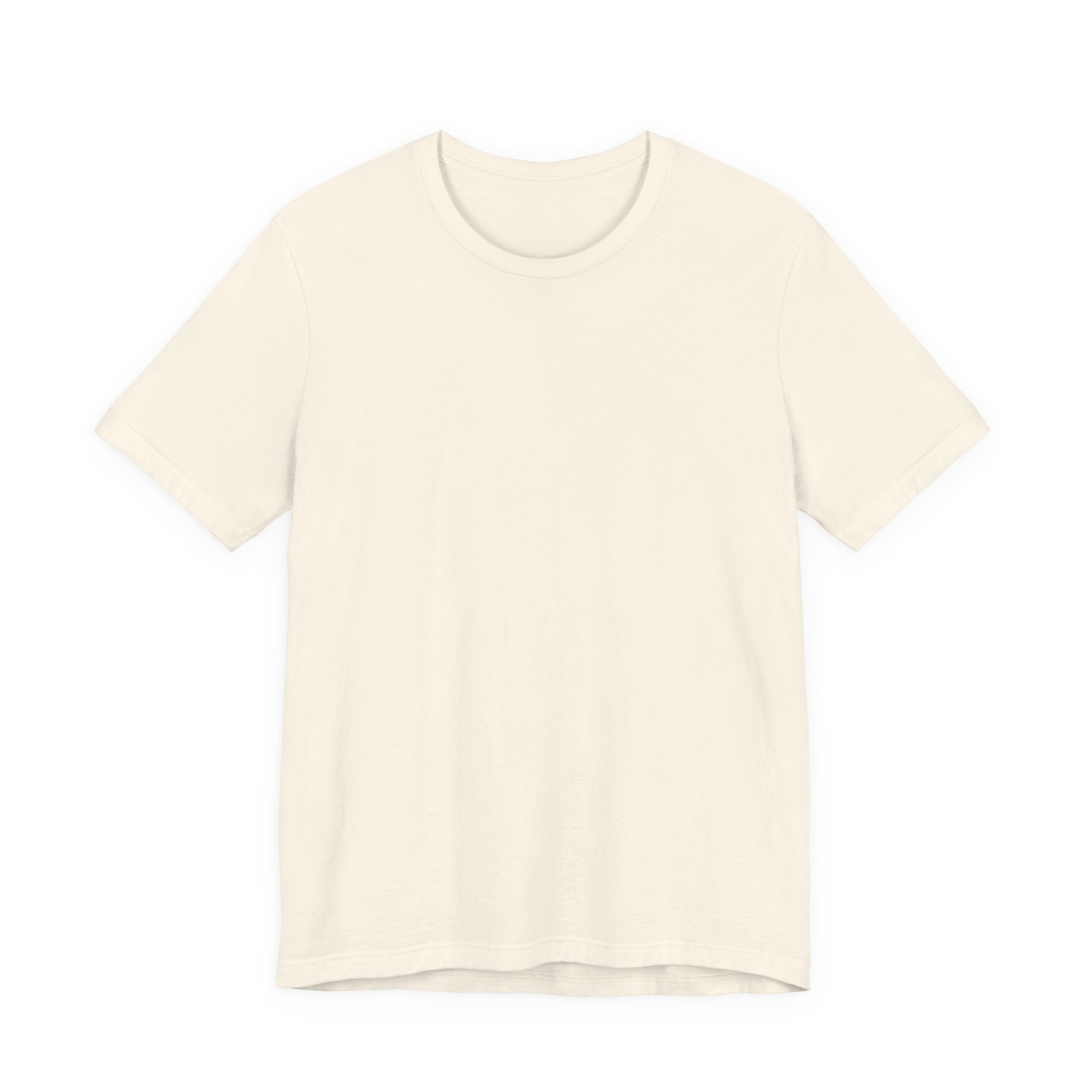 White Short Sleeve Tee — Minimal Classic Crewneck T-Shirt