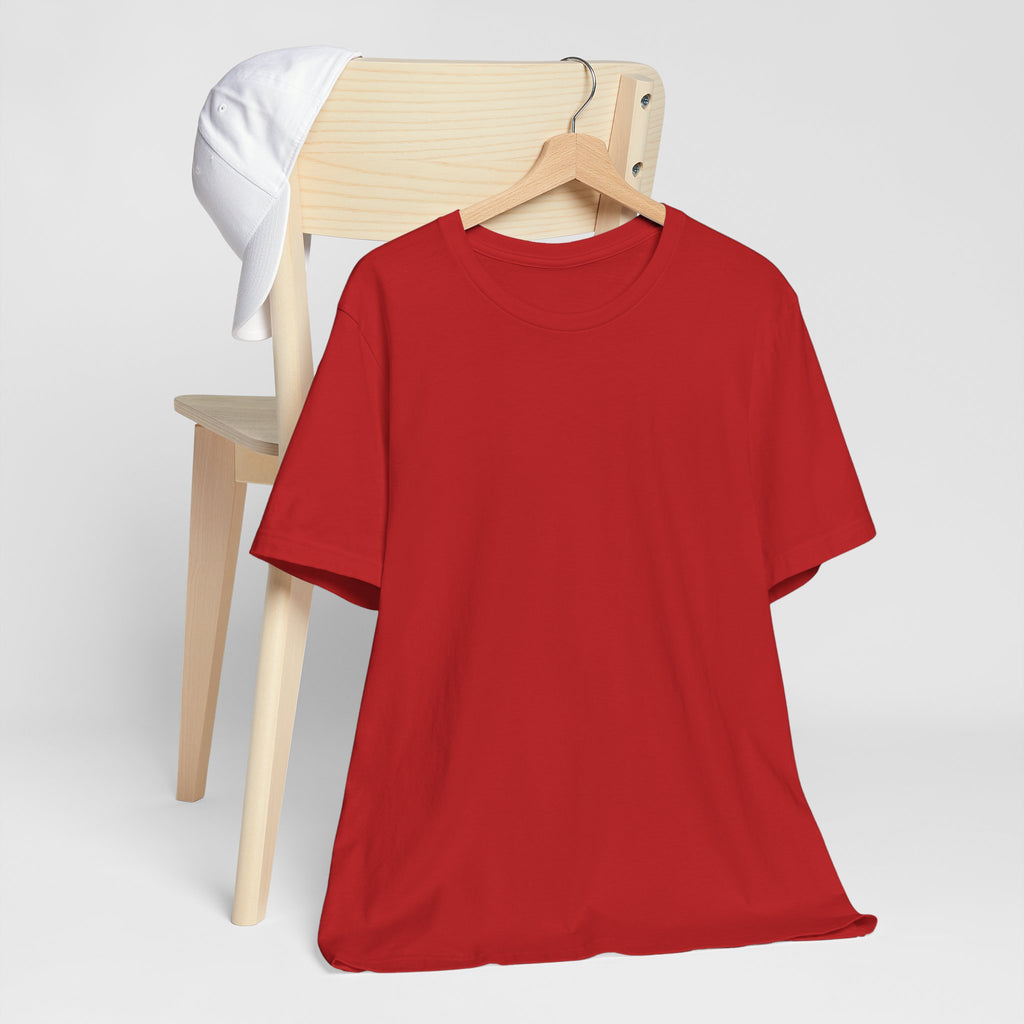 White Short Sleeve Tee — Minimal Classic Crewneck T-Shirt