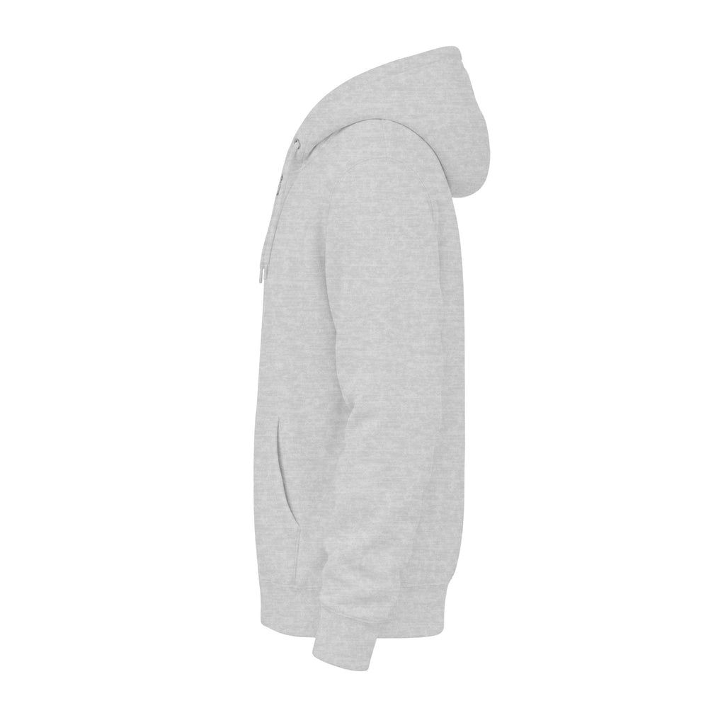 Classic White Zip Hoodie - Plain Full-Zip Hooded Sweatshirt
