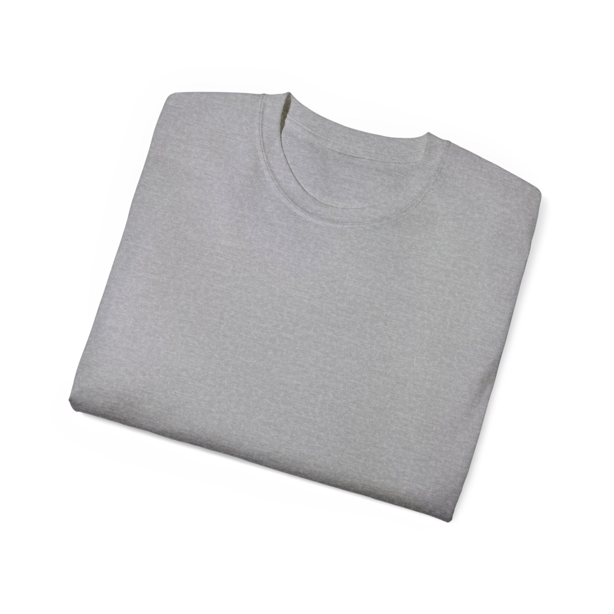 Classic White Cotton Tee - Plain Crewneck Shirt
