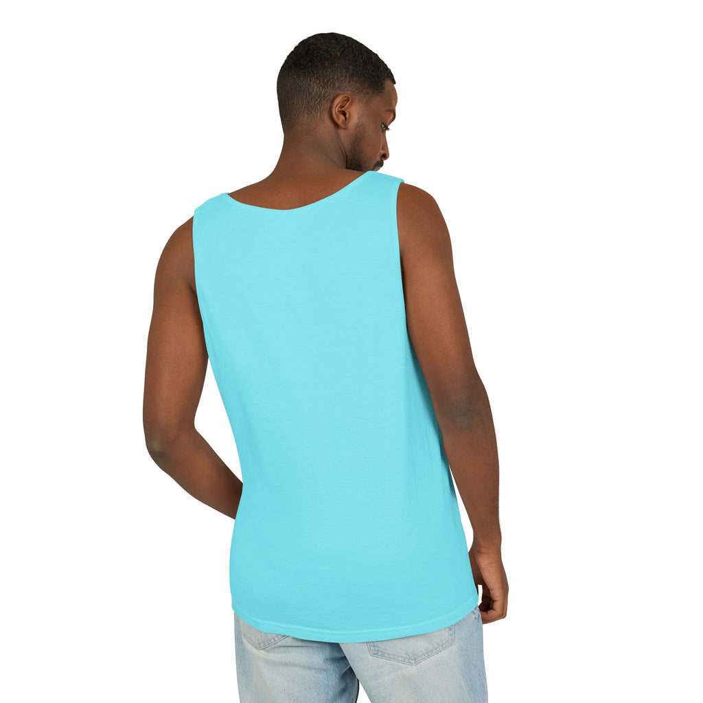 Classic White Tank Top — Everyday Garment-Dyed Casual Tank
