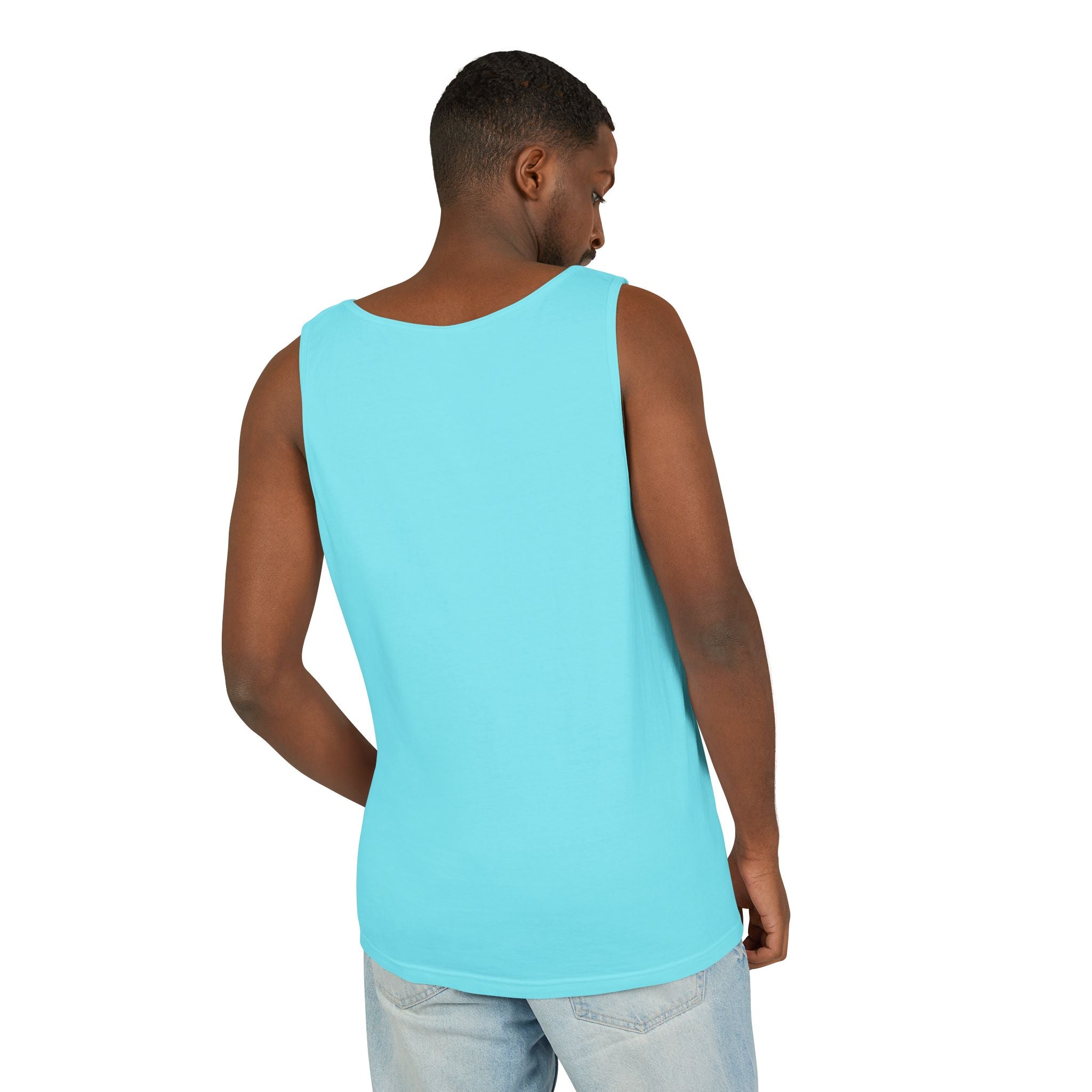 Classic White Tank Top — Everyday Garment-Dyed Casual Tank