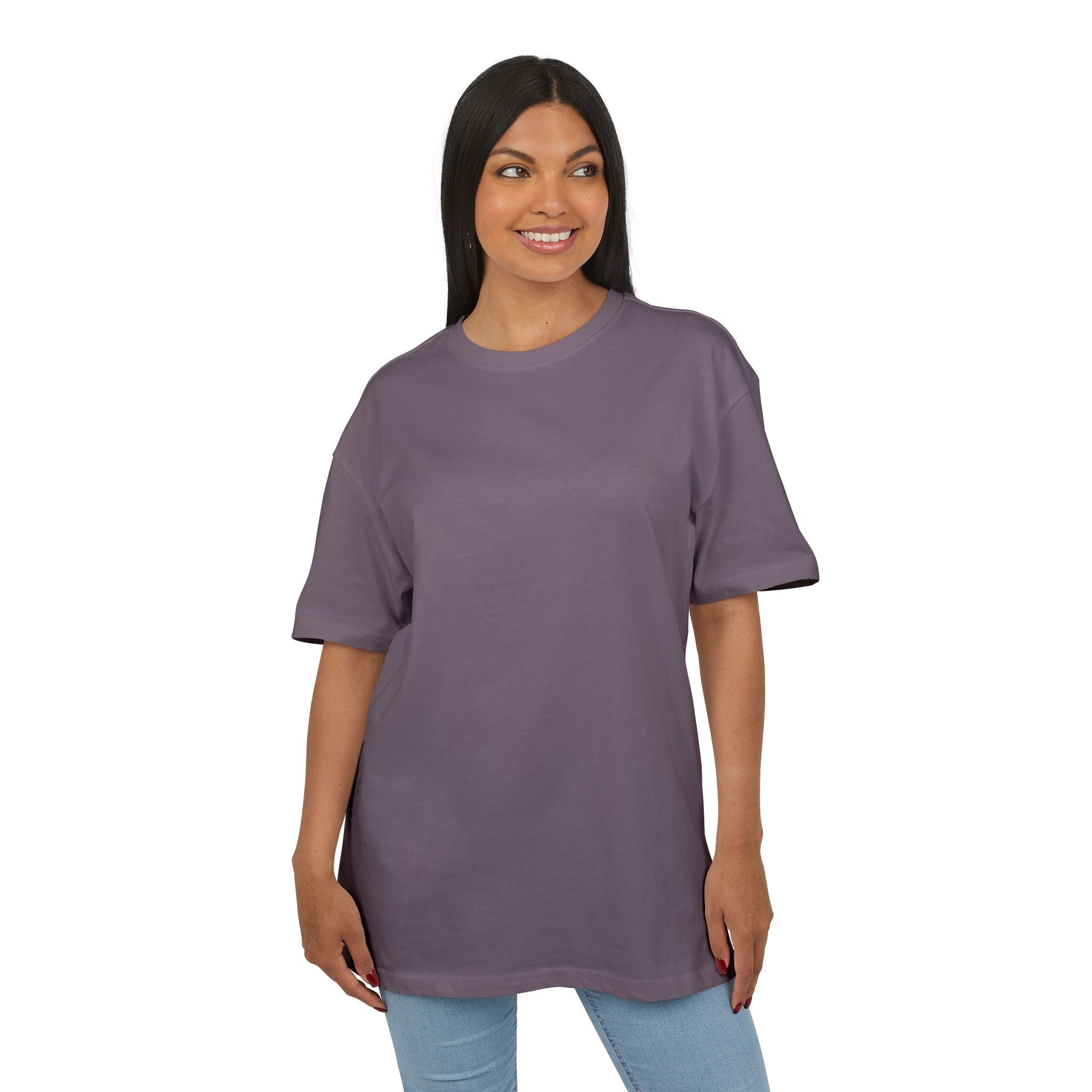 Oversized White Tee — Minimal Blank Heavy Cotton Oversize Shirt